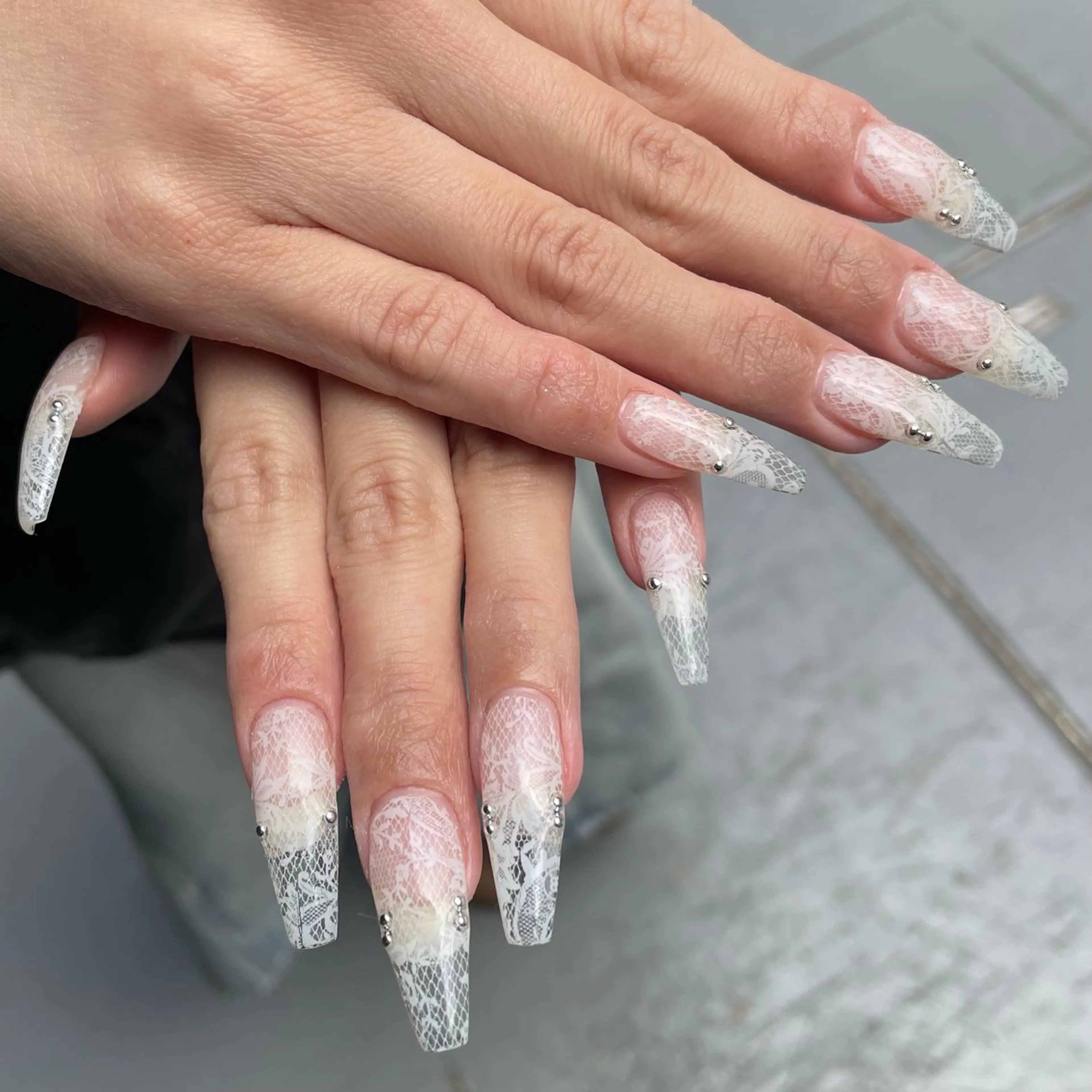 ネイル レース ハンドネイル IROHA NAIL 横山佳那のネイルデザイン