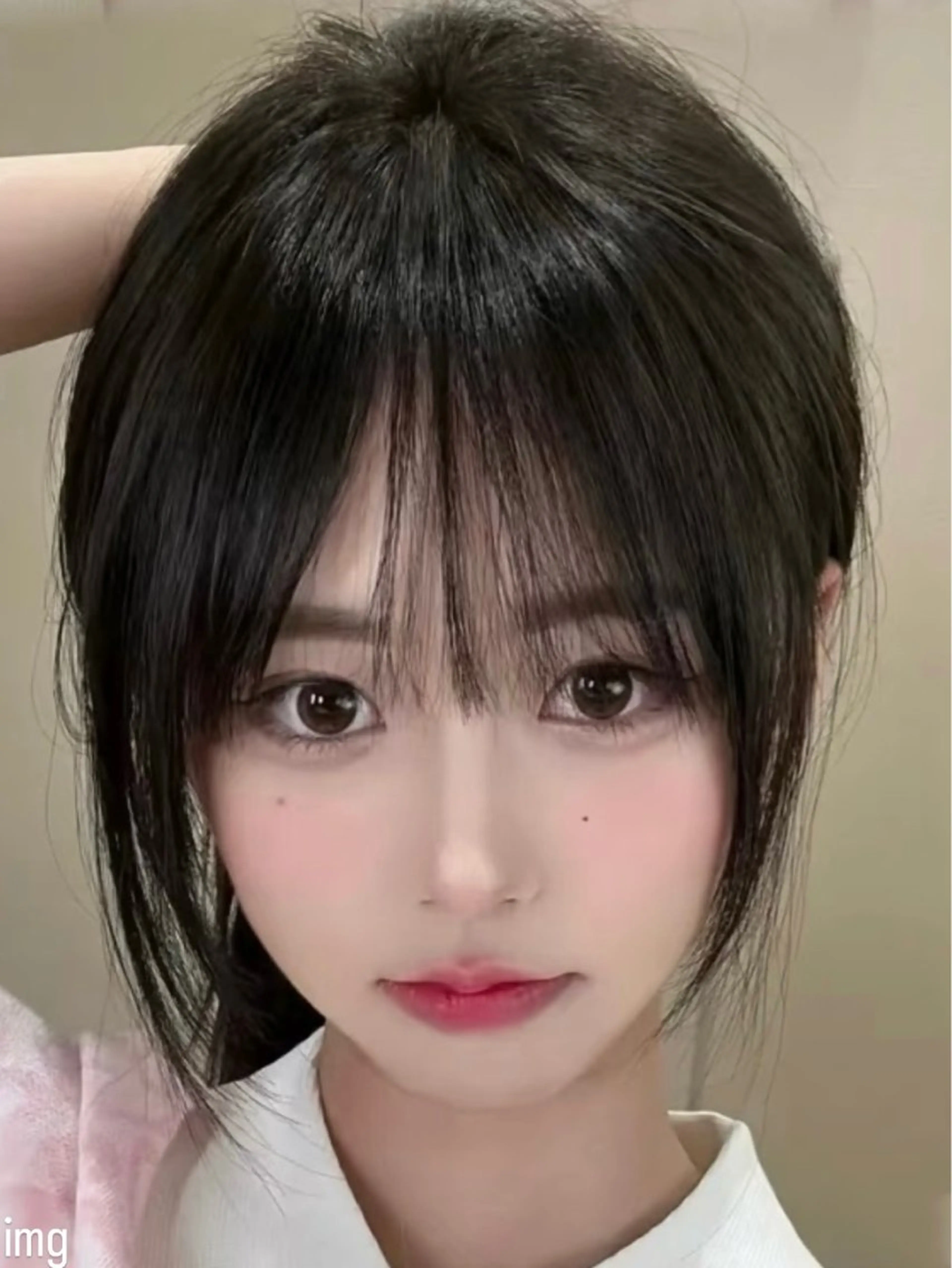 顔周りカットの写真