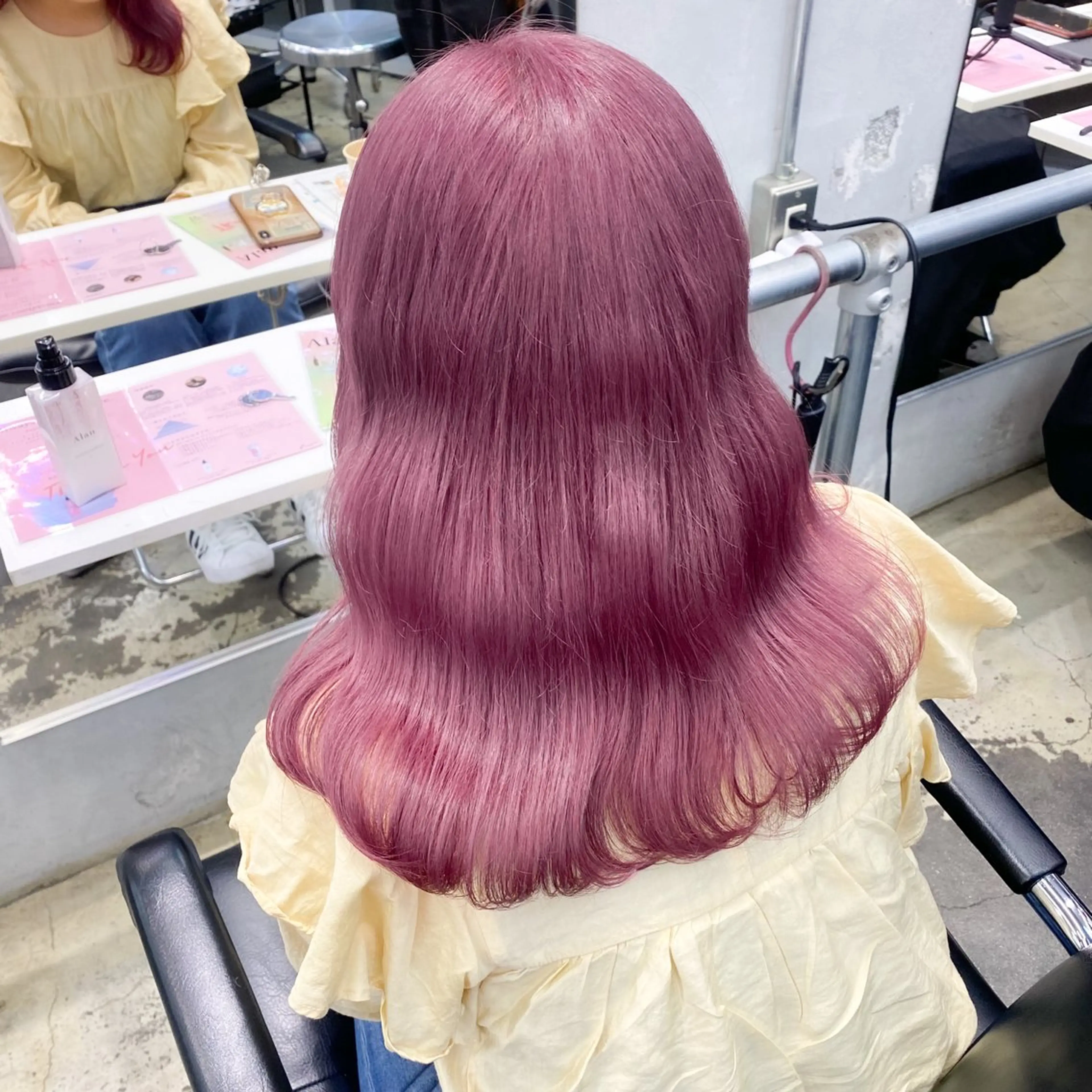 ミディアム カラー ヘアアレンジ 💗💗韓国レイヤー yu-ki💗💗のヘアスタイル
