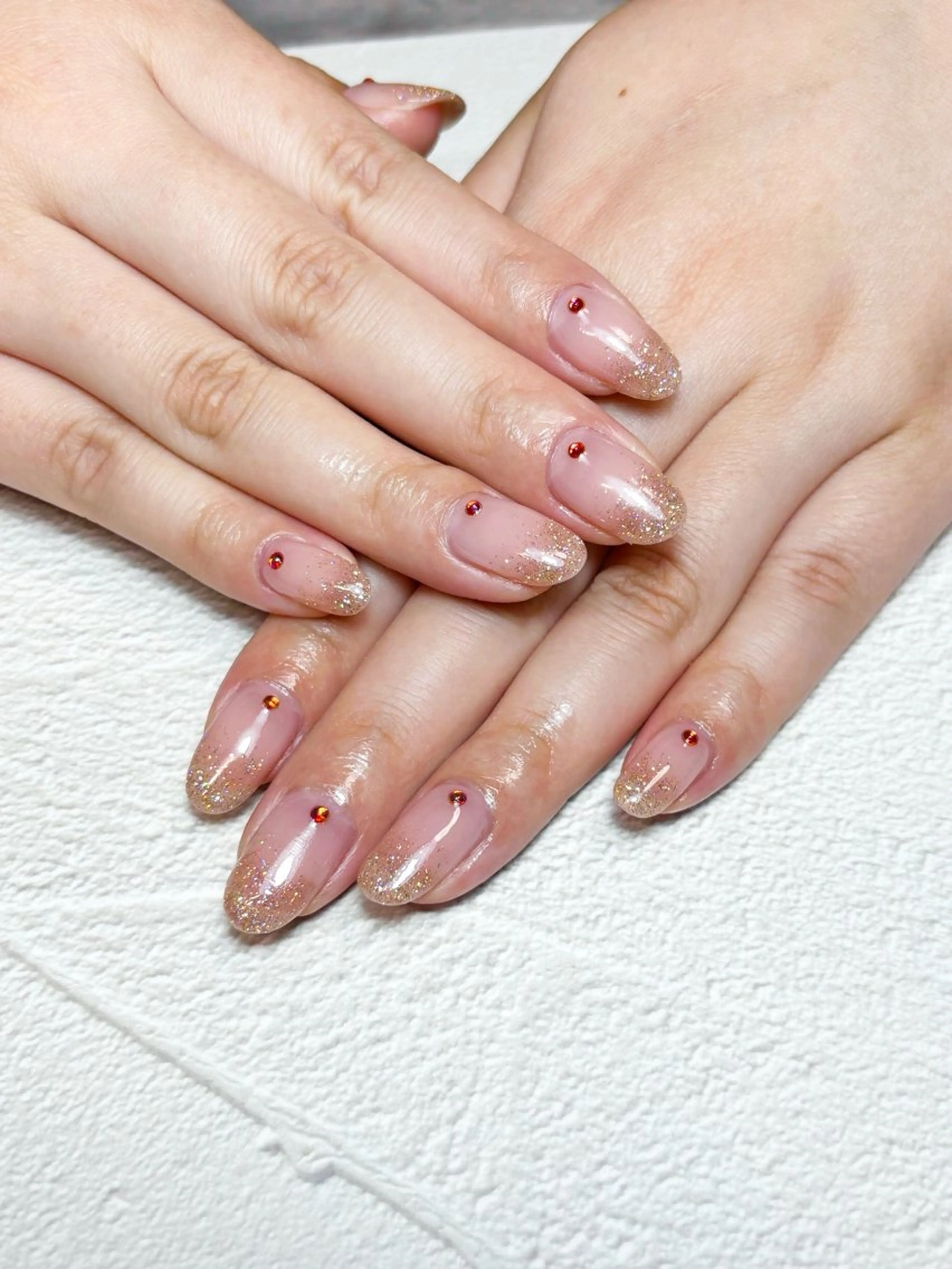 ネイル ラメ(グリッター) ラメグラデーション ハンドネイル nail salon epeのネイルデザイン