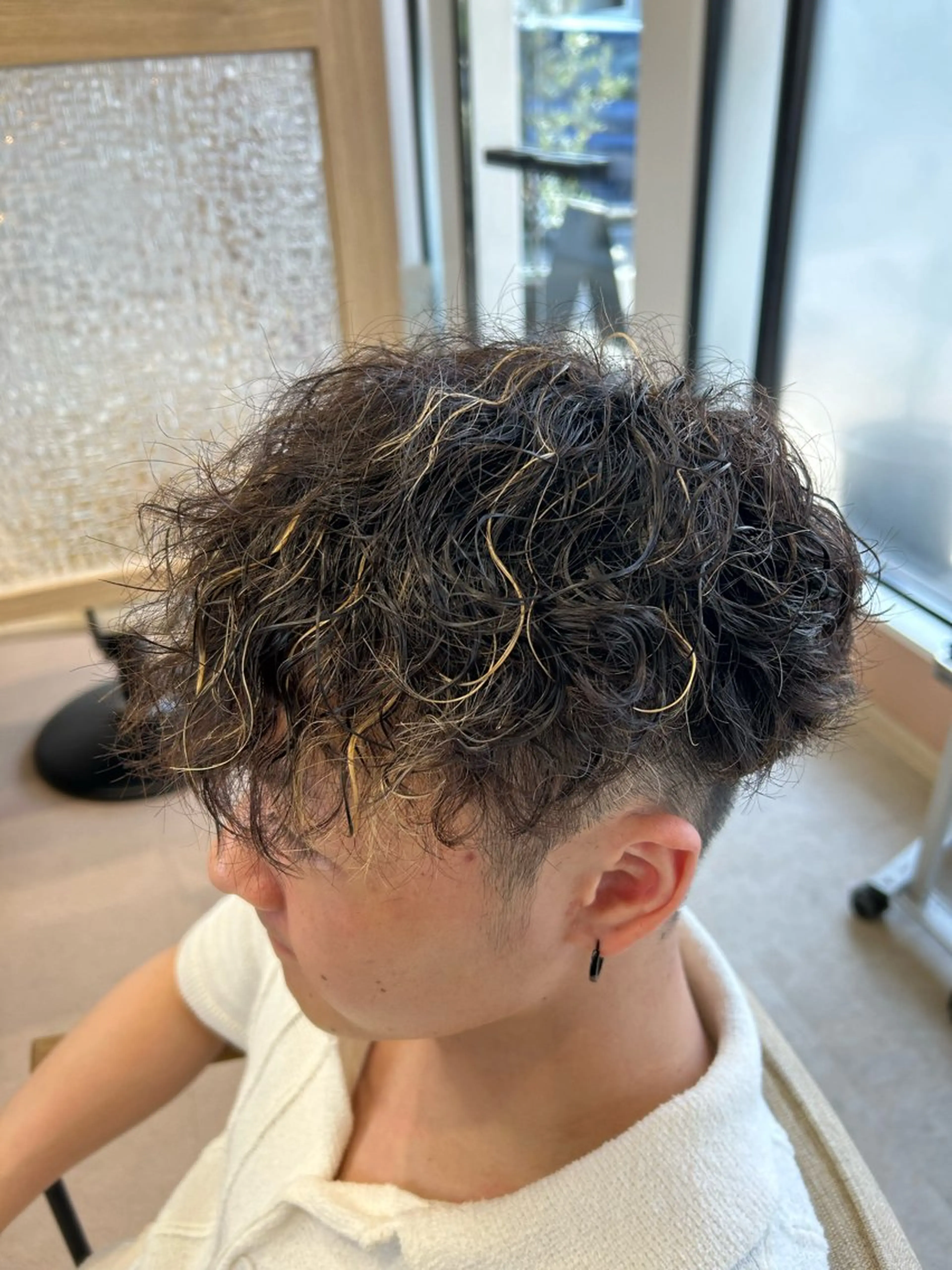 パーマ スパイラルパーマ カット ヘアカラー パーマ 癖毛￤ボブ￤暖色 🍒竹下 茜🍒のヘアスタイル
