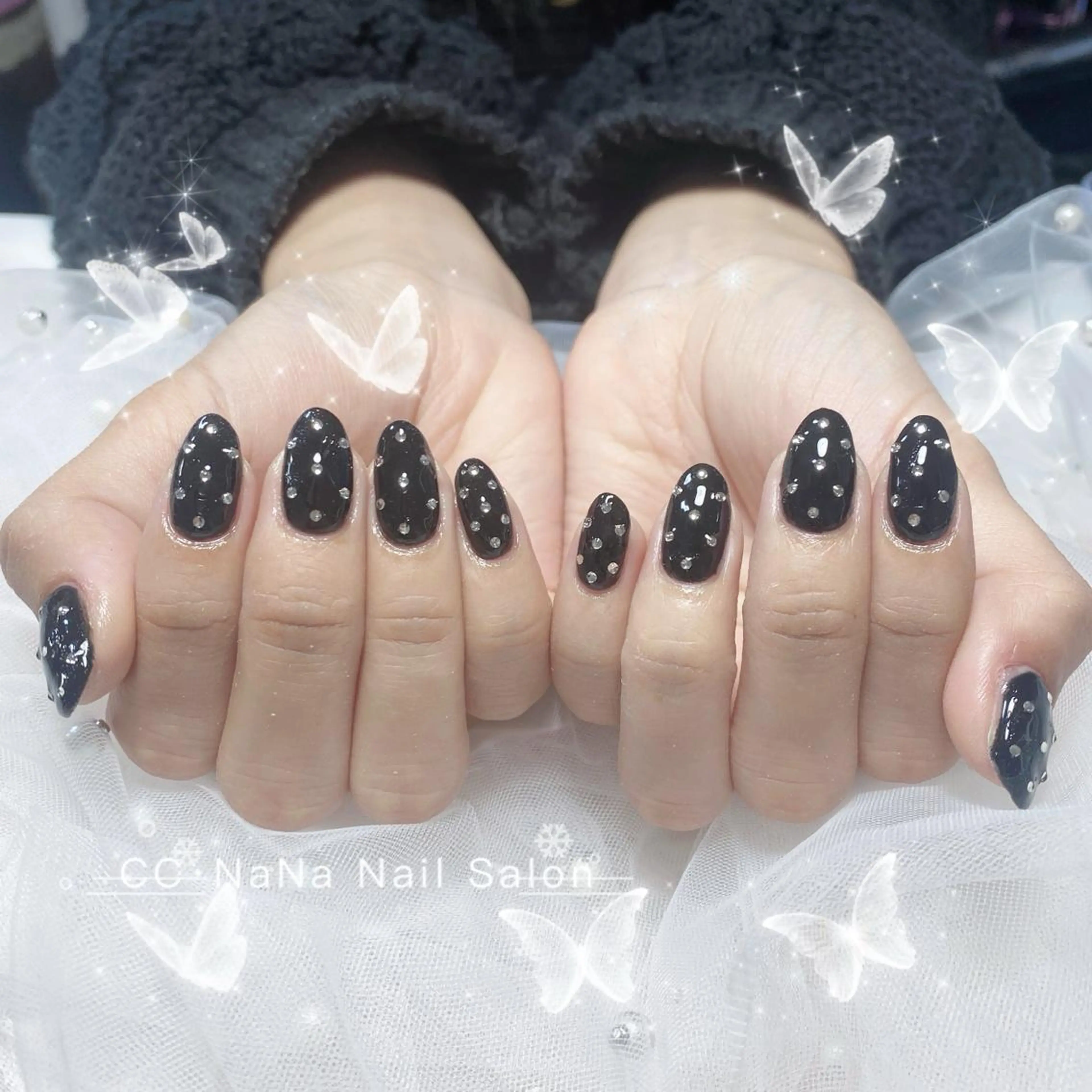 ネイル チークネイル フラッシュネイル ハート キラキラネイル 韓国ネイル ハンドネイル 💎CC・NaNa 韓国風ネイル🌙のネイルデザイン