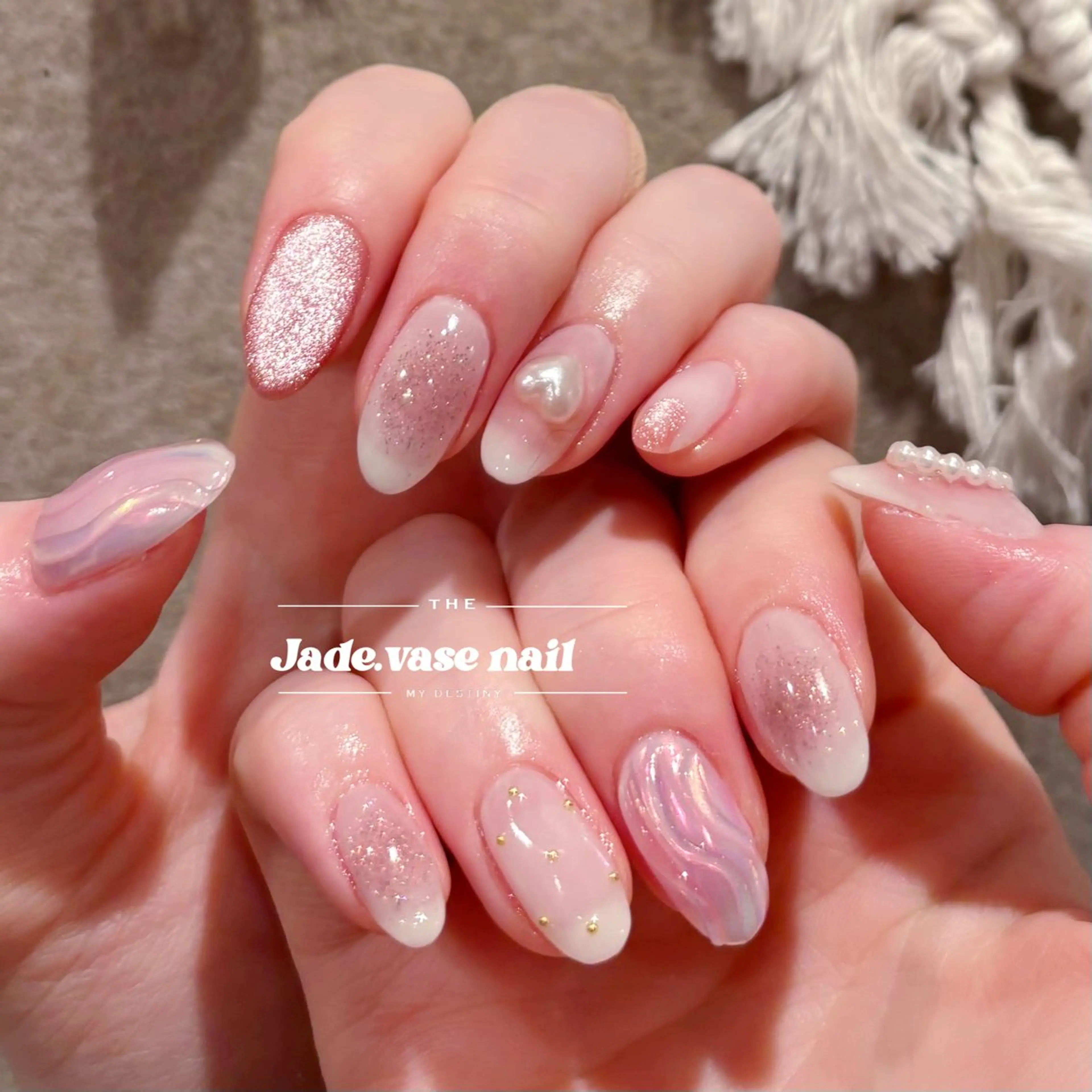 ネイル ハンドネイル ハンドケア ✰Jade.vase 銀座一丁目・東銀座のネイルデザイン