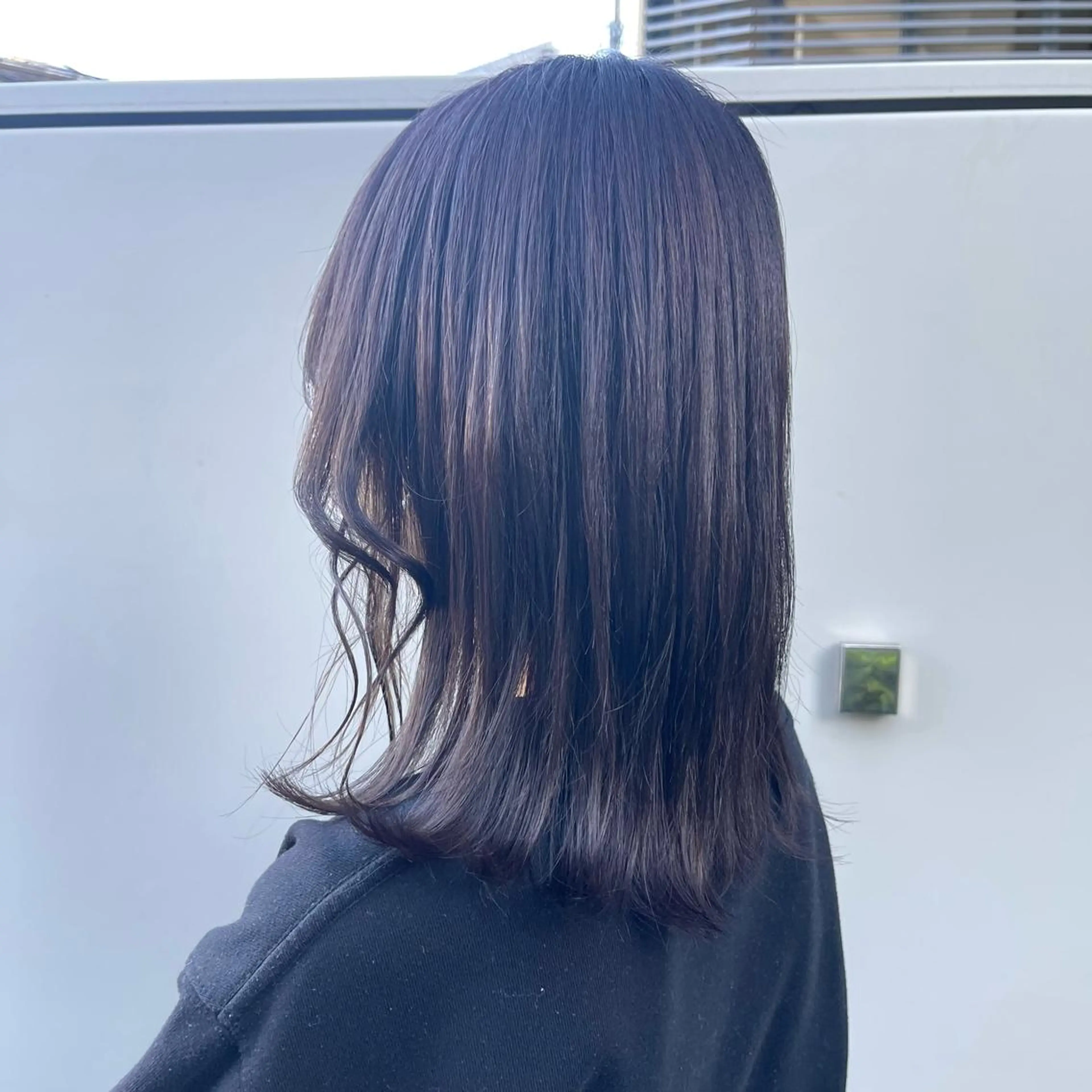 セミロング 韓国/透明感カラー さなのヘアスタイル