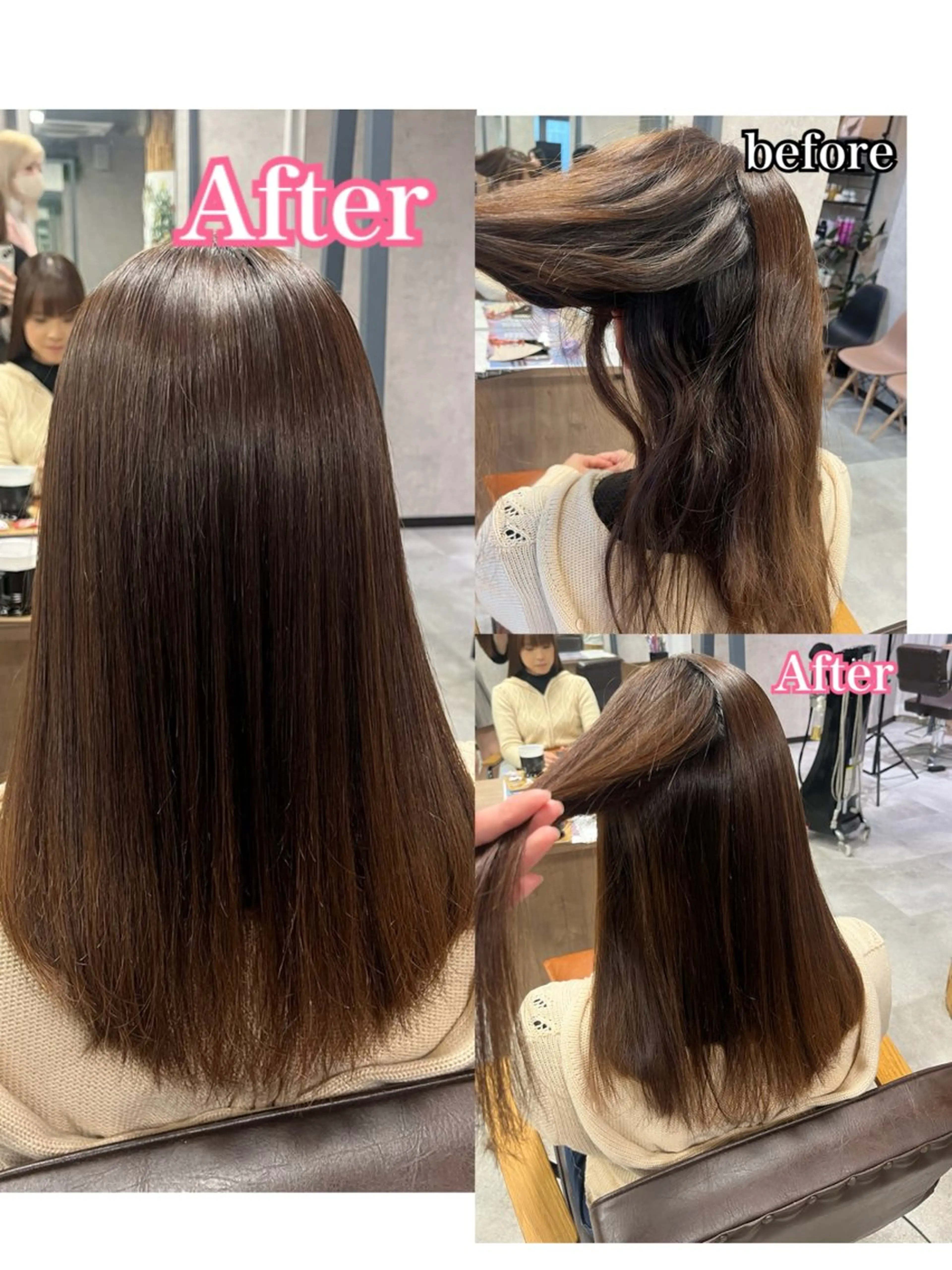 セミロング カット ヘアカラー トリートメント KAEDE🎀 ジャニオタ美容師のヘアスタイル
