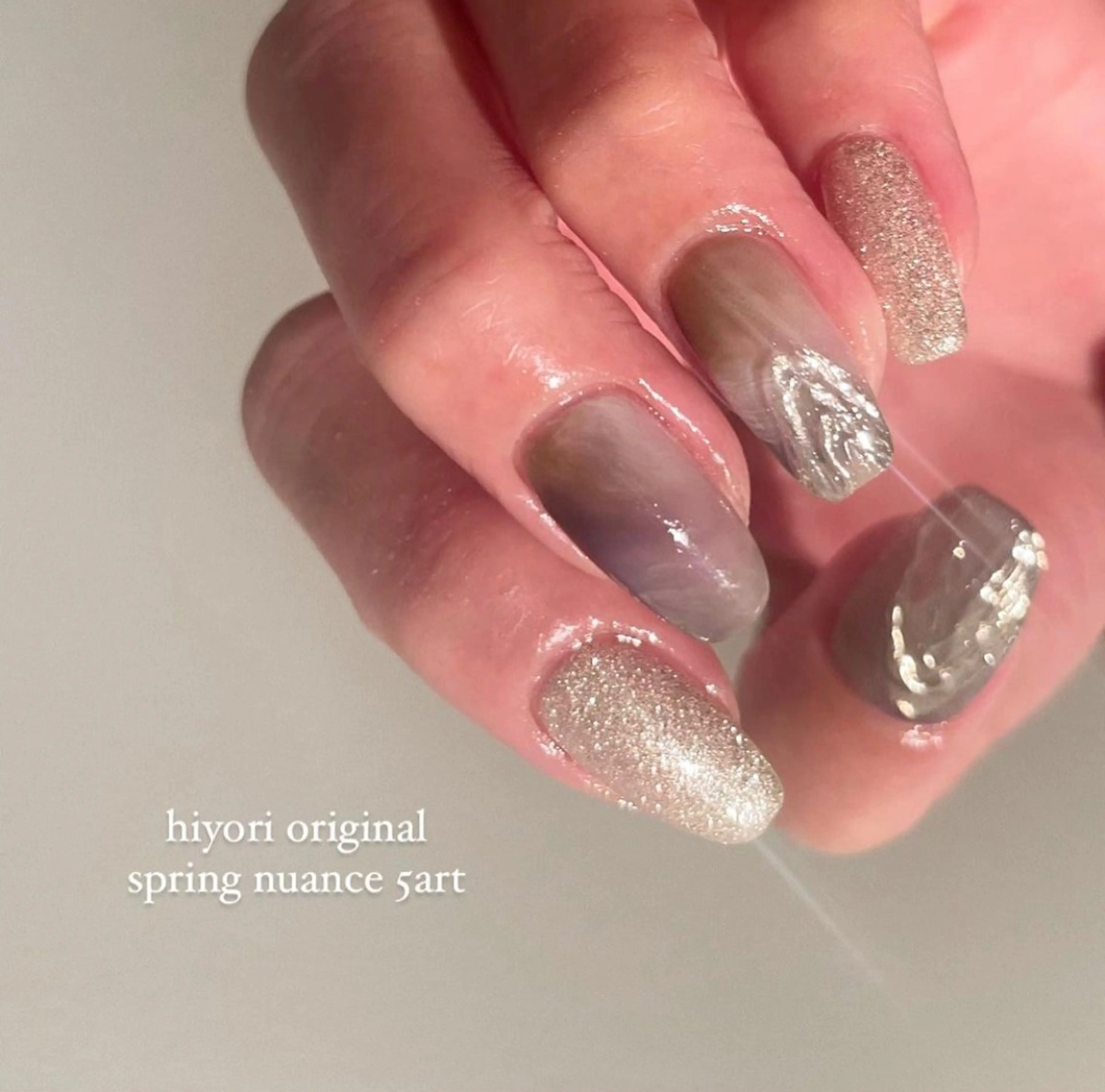 ネイル ニュアンスネイル ハンドネイル pétit所属・pétit hiyoriのネイルデザイン