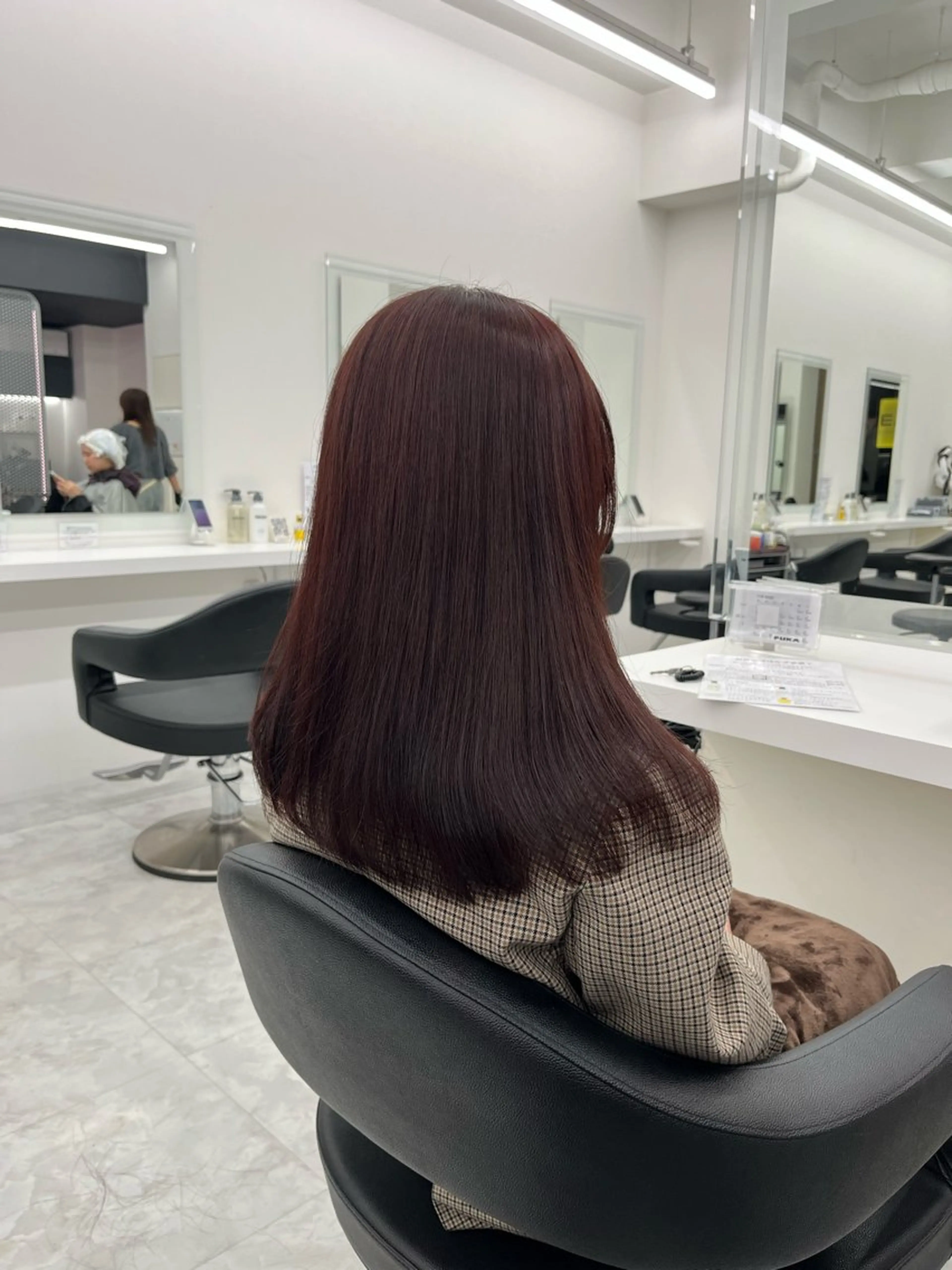 カラー ヘアカラー トリートメント ヘッドスパ ヘアセット 🍒暖色カラー/ 顔周り/FUKA🍒のヘアスタイル