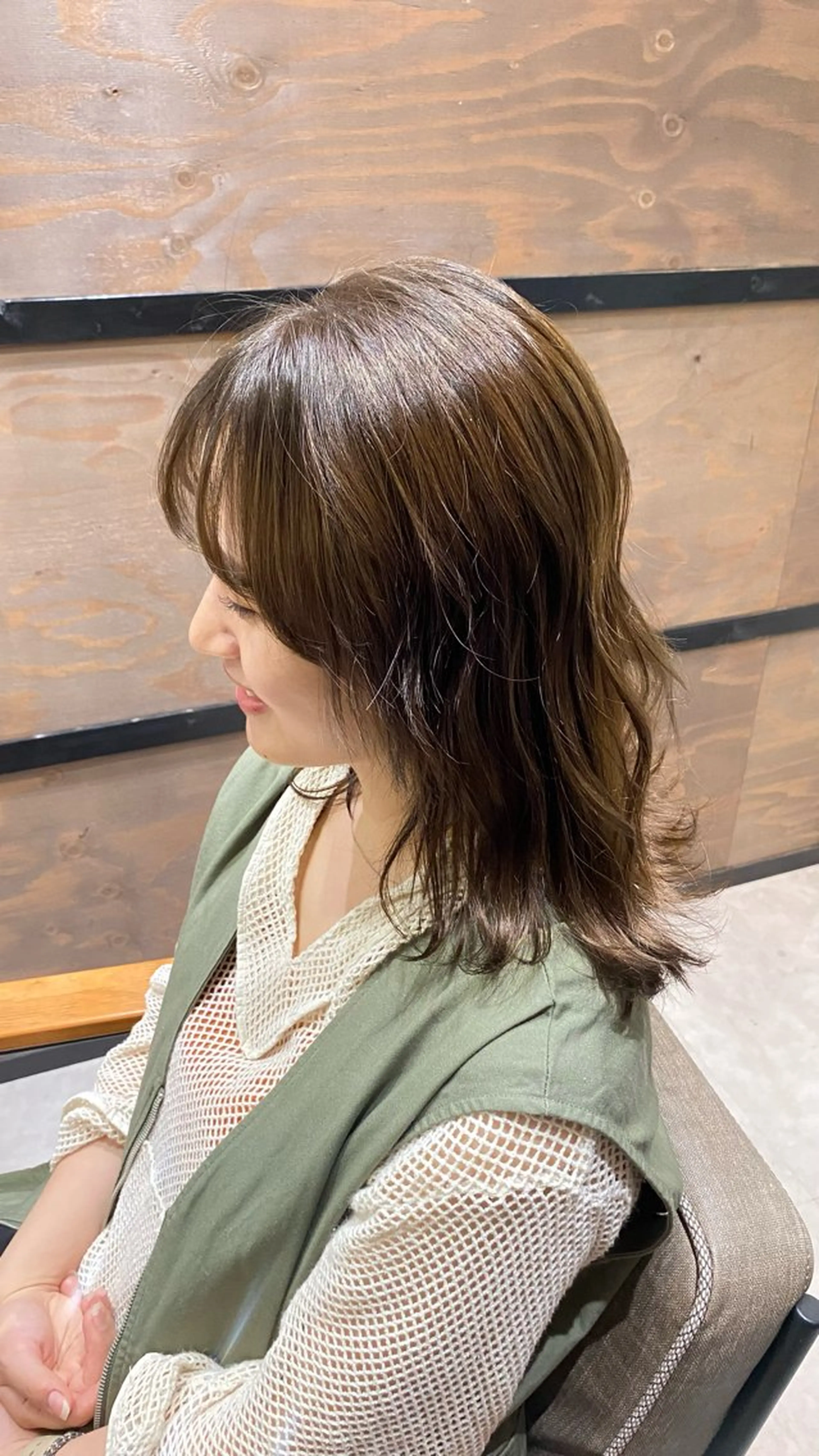 セミロング カラー ブラウンカラー ナチュラルブラウン 🎨まちだ💠 髪質改善N°ricoのヘアスタイル