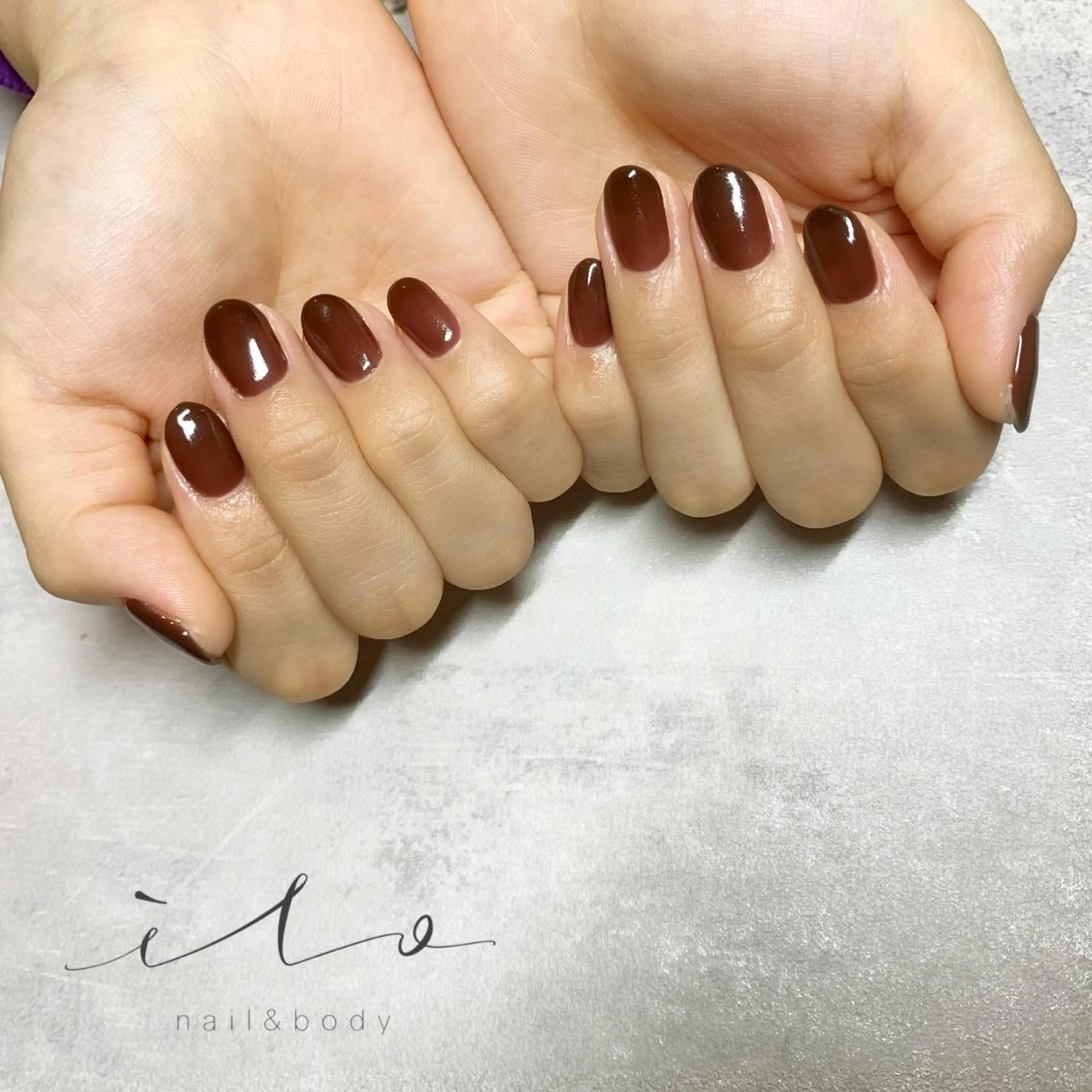 ネイル ワンカラーネイル ハンドネイル ilo所属・舟橋 恭子のネイルデザイン