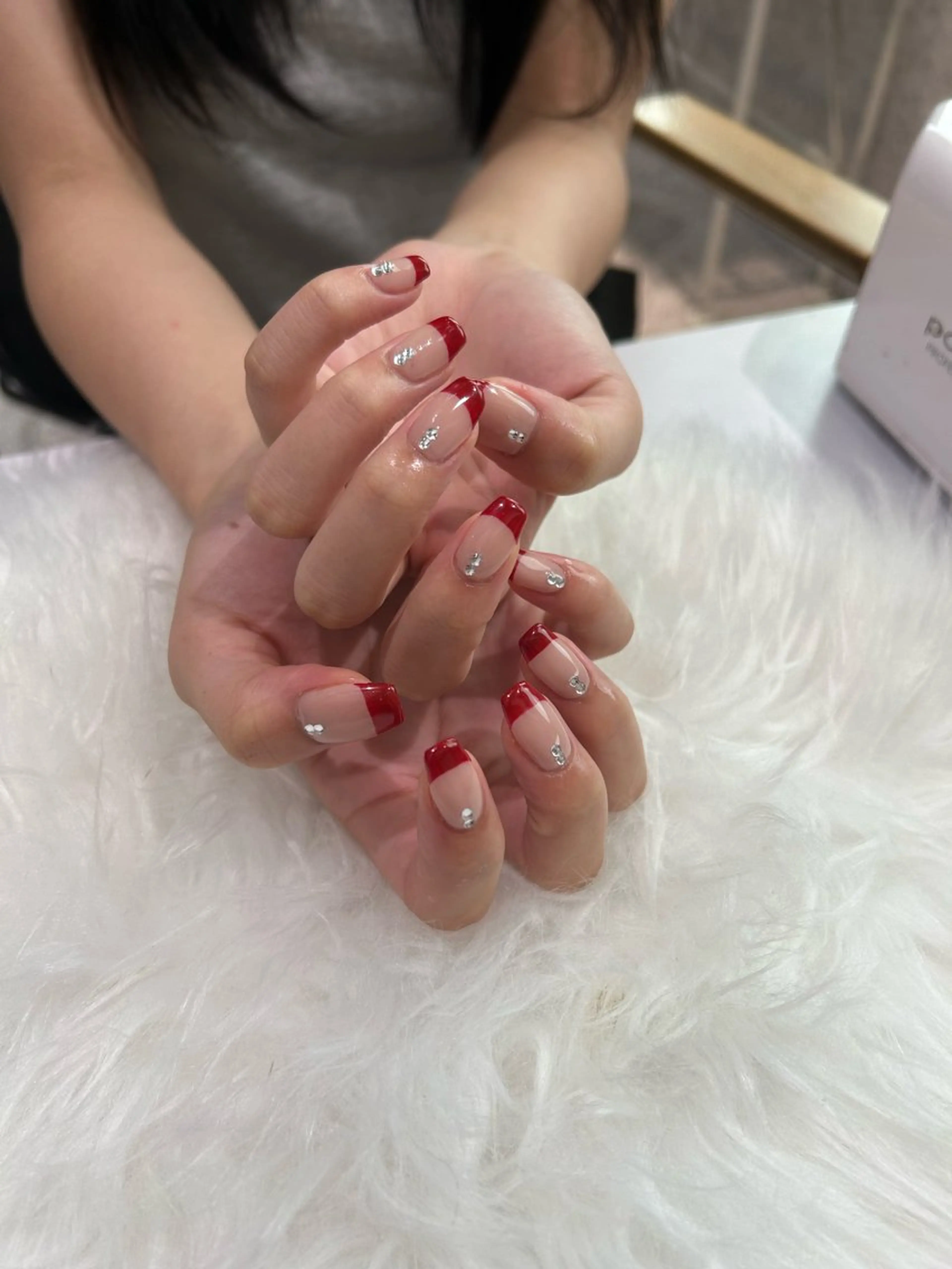 ネイル 成人式 長さ出し 韓国ネイル ショートネイル ハンドネイル ♡ハイトーン★ ネイル/しの♡のヘアスタイル