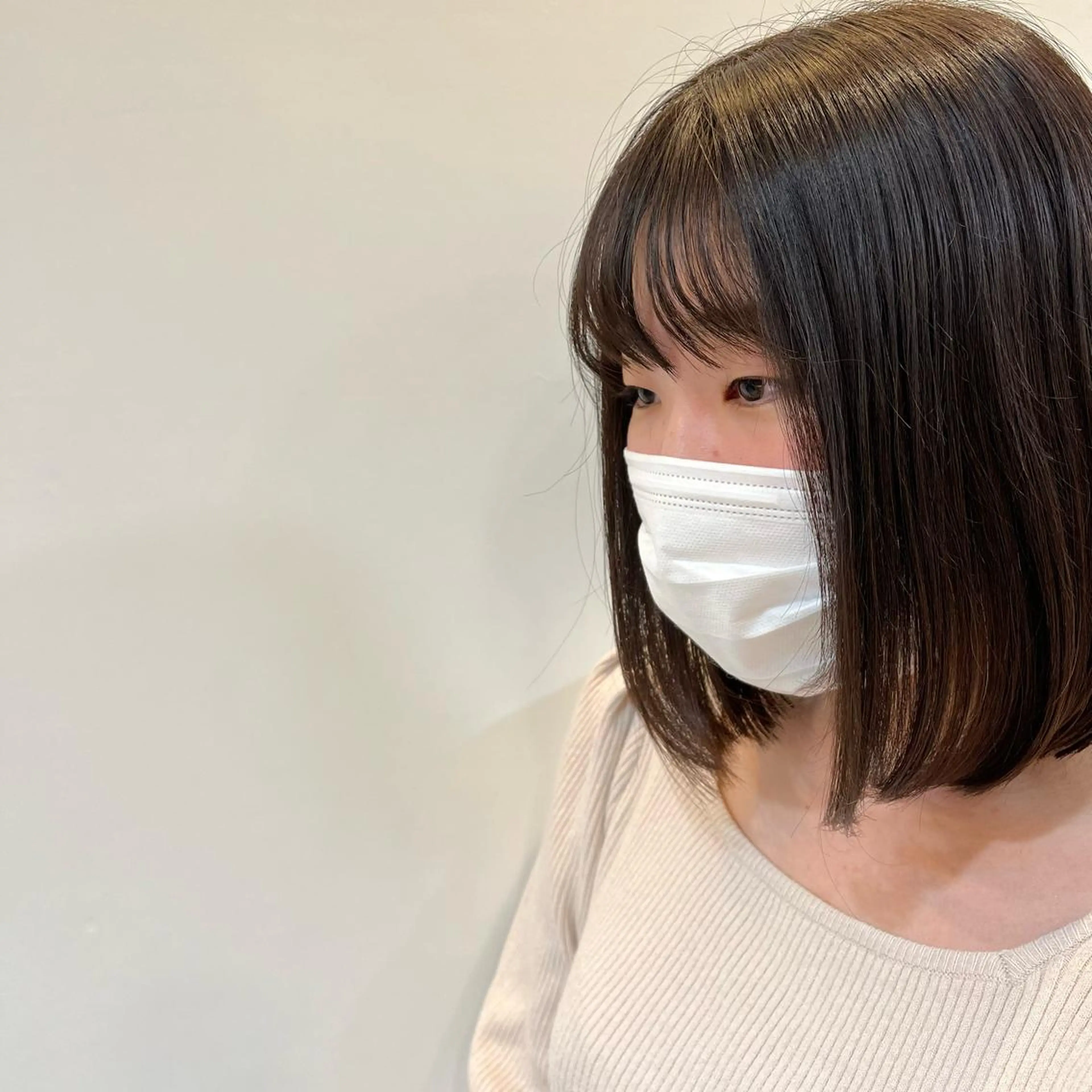 ミディアム ボブ ☁️RIKA☁️ @ri2_____bのヘアスタイル