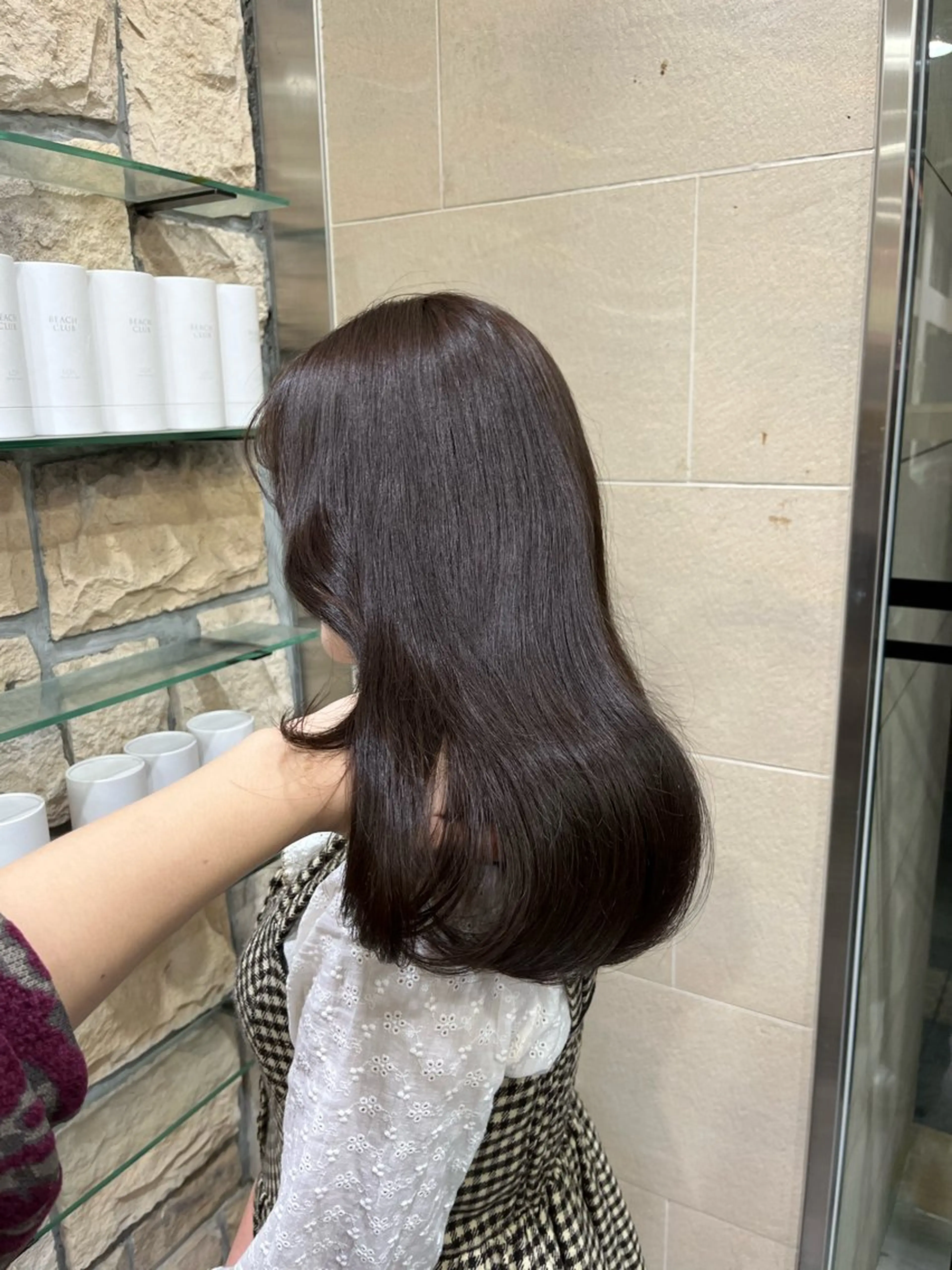 セミロング カラー ヘアカラー ✨艶カラー/透明感 カラー/ふうき✨のヘアスタイル