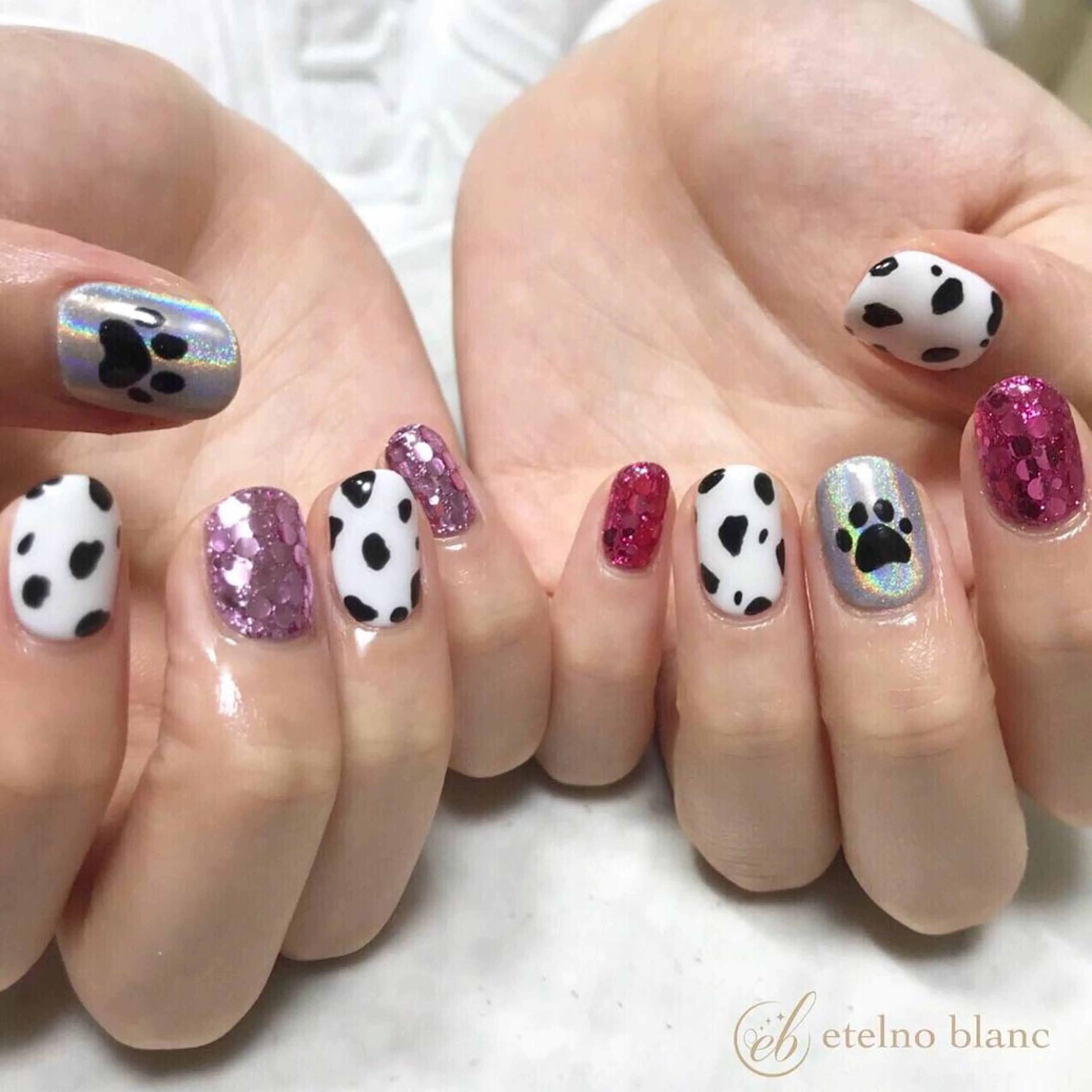 ネイル etelno blanc中目黒のネイルデザイン