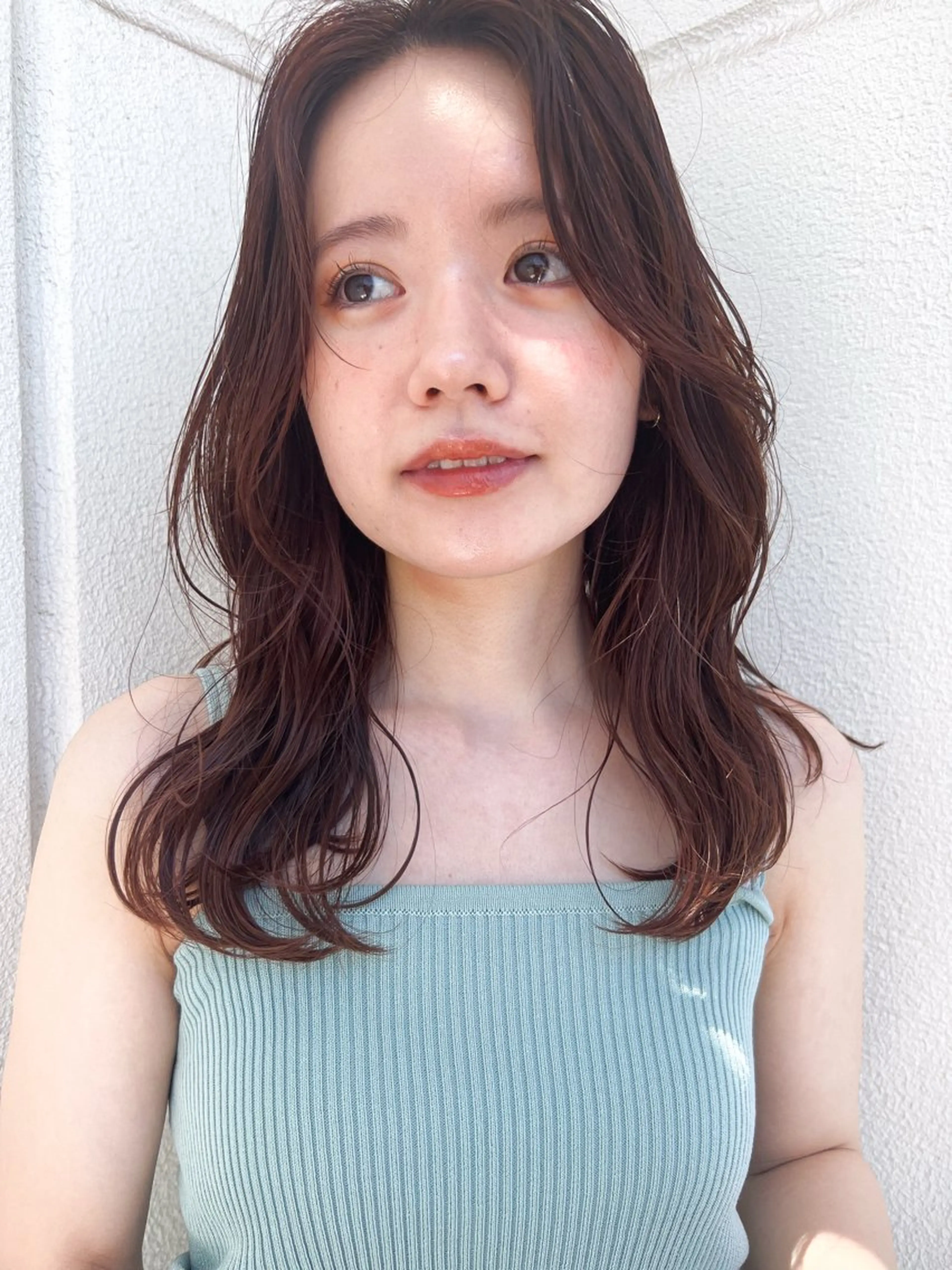 ミディアム カット ヘアカラー トリートメント 🫧BASSA 立川店 🫧のヘアスタイル