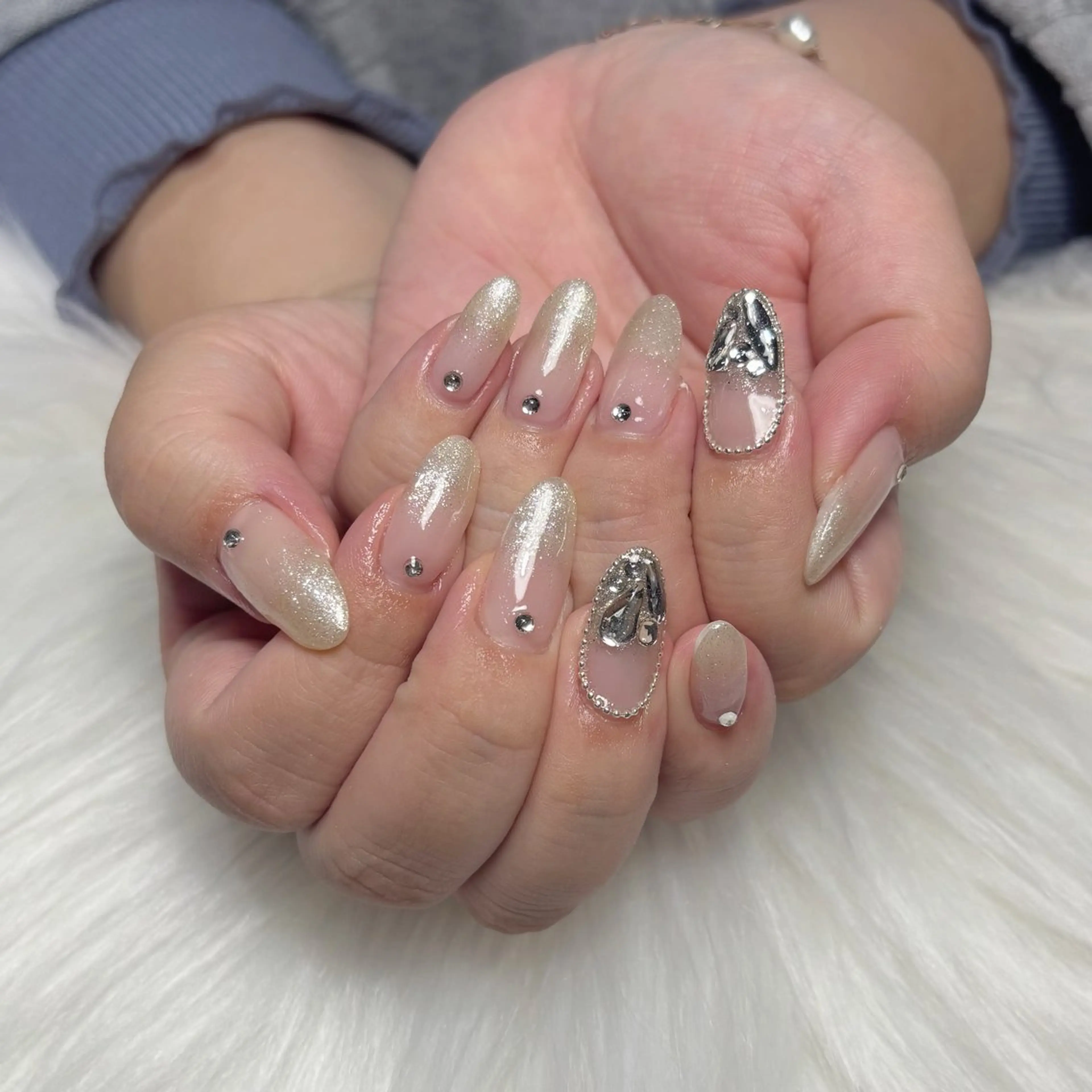 ネイル ハンドネイル tumake🫧 Ayuri🩵のネイルデザイン