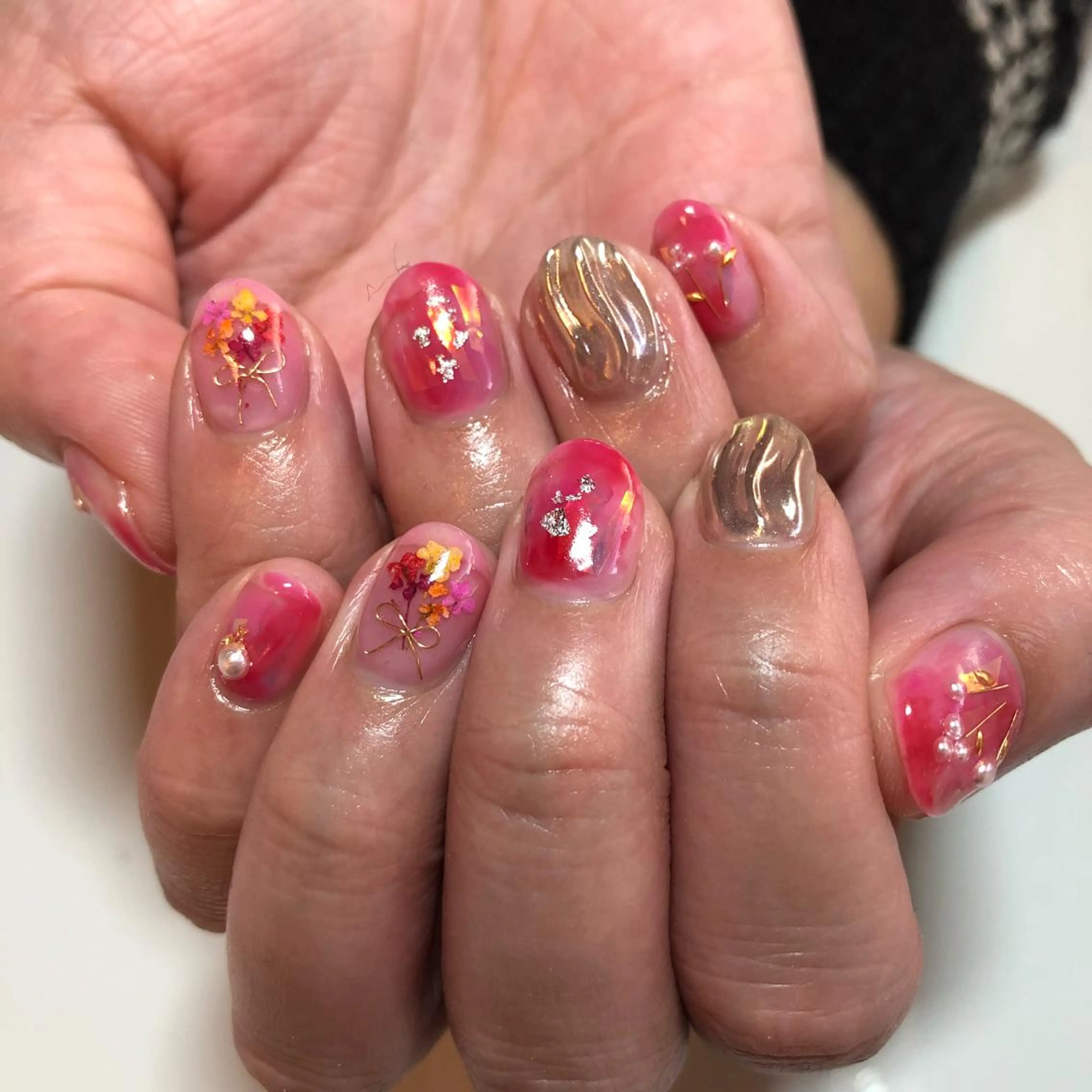 ネイル ニュアンスネイル g-up nail所属・米田 律子のネイルデザイン