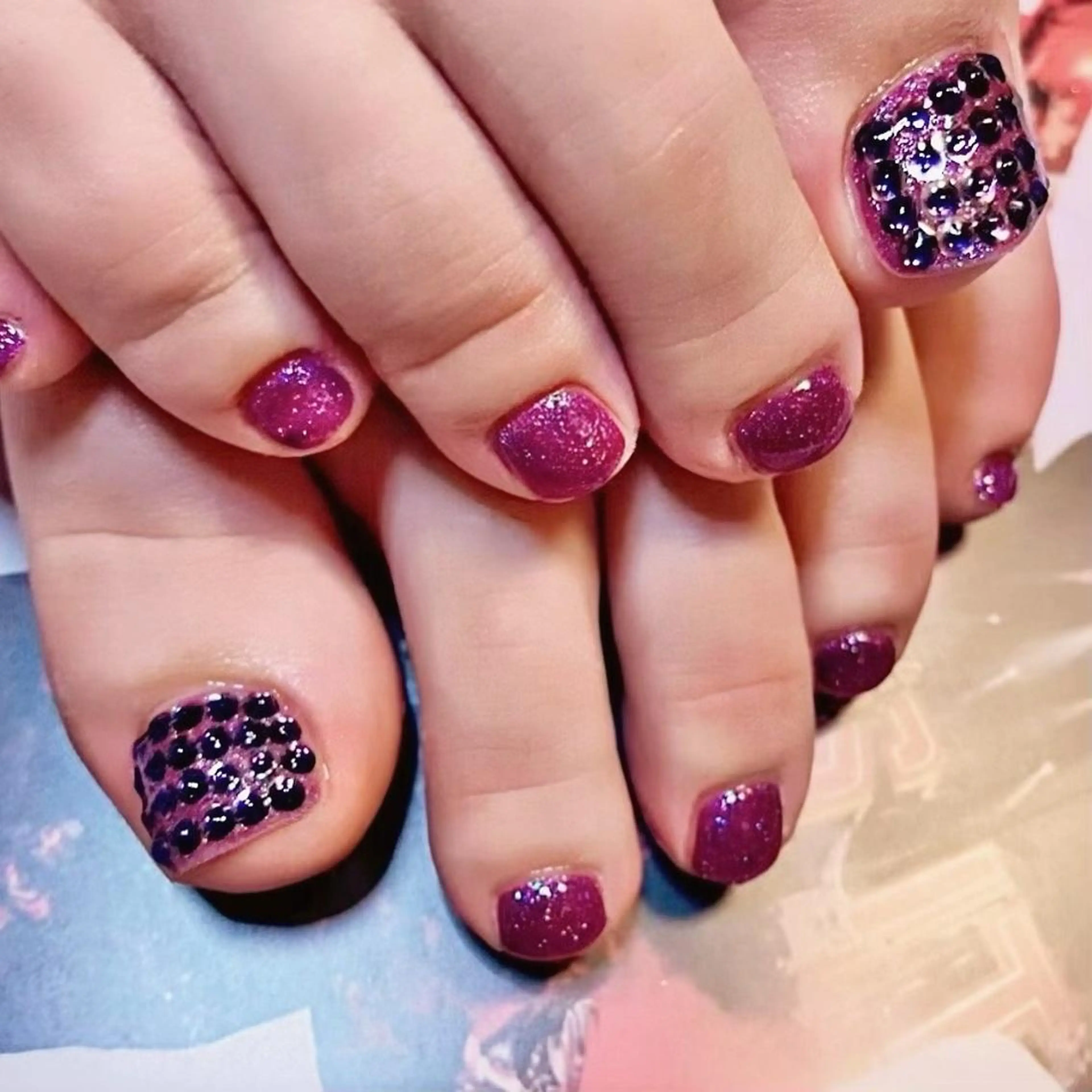 ネイル 持ち込み フットネイル NOIROUGE所属・NOI ROUGEのネイルデザイン