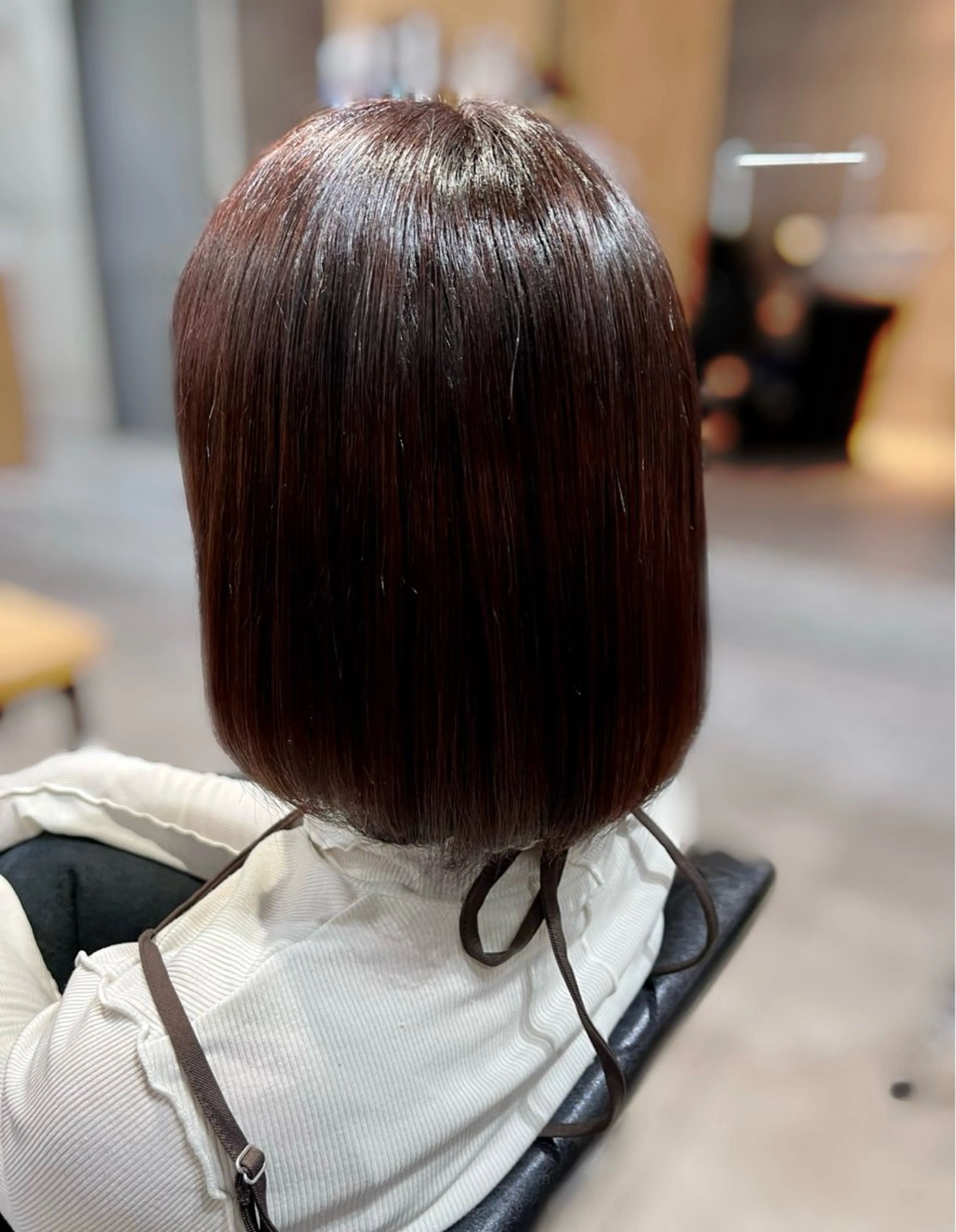 ミディアム カット ヘアカラー トリートメント オオバ｜ 理想寄せのヘアスタイル