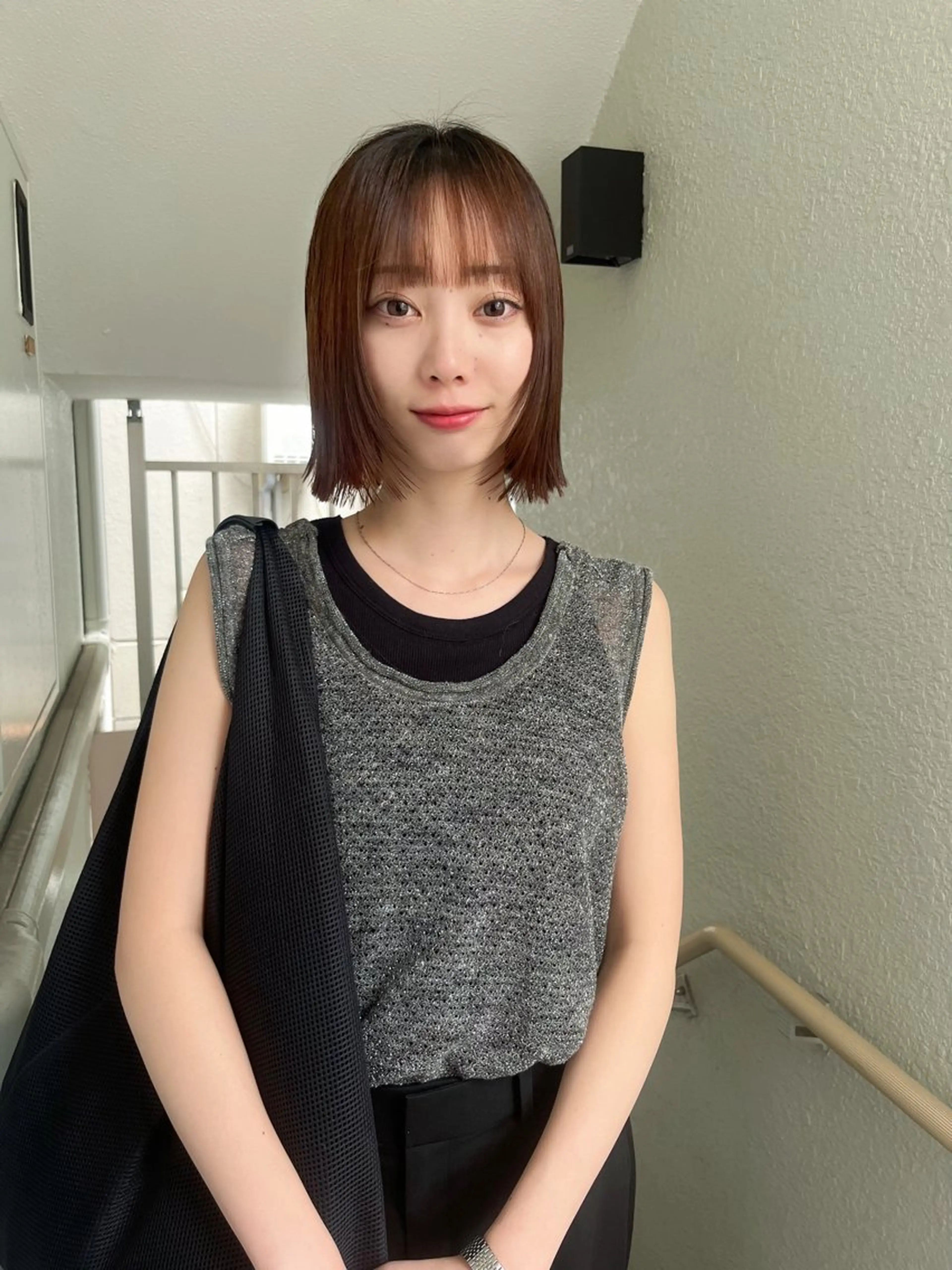 ショート 似合わせ小顔レイヤー 🎀nonokaのヘアスタイル