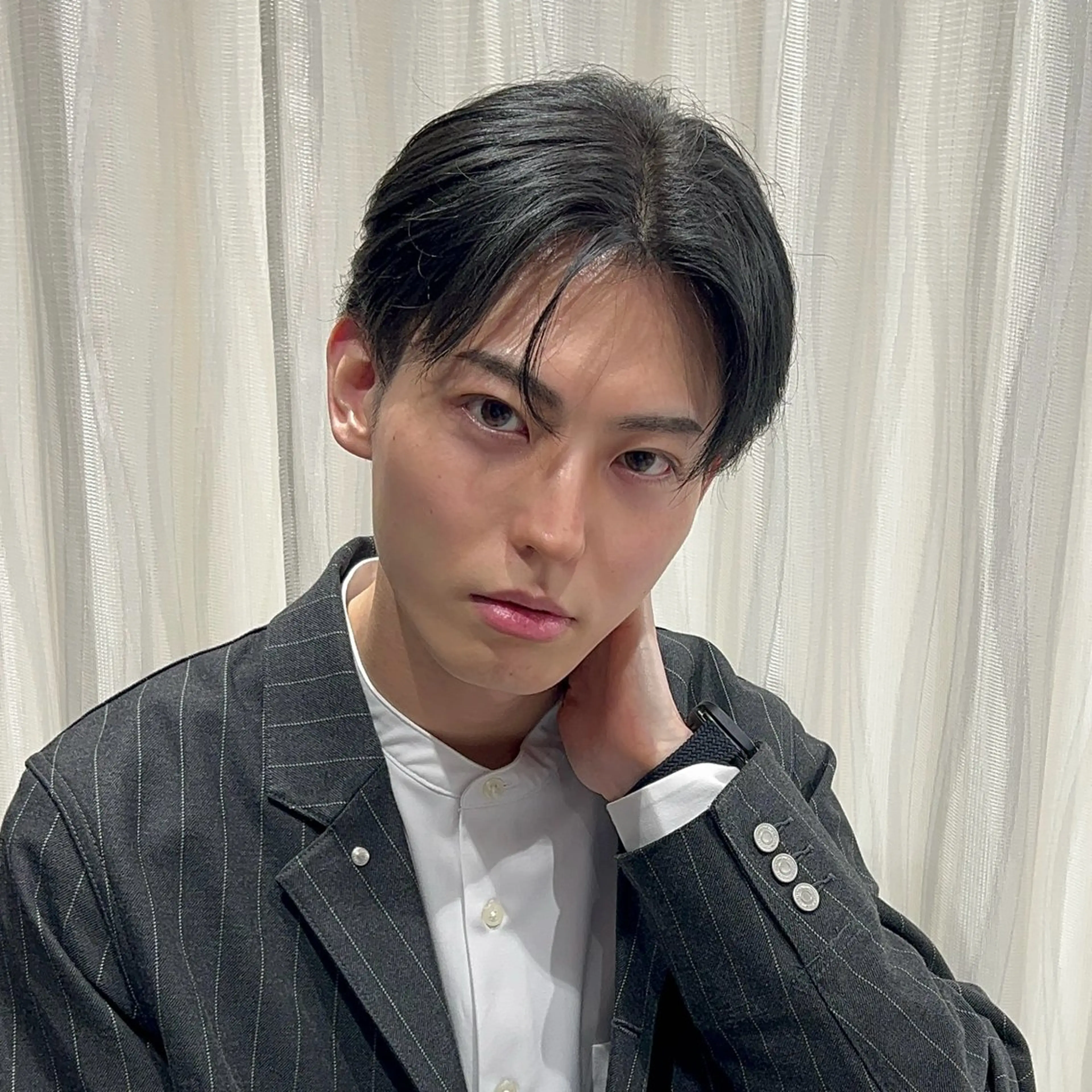 カラー メンズ youres hair 髪質改善トリートメント&ヘッドスパ  新宿三丁目店【ユアーズヘア】所属・🦋透明感カラー 👑NODOKA🦋のヘアスタイル