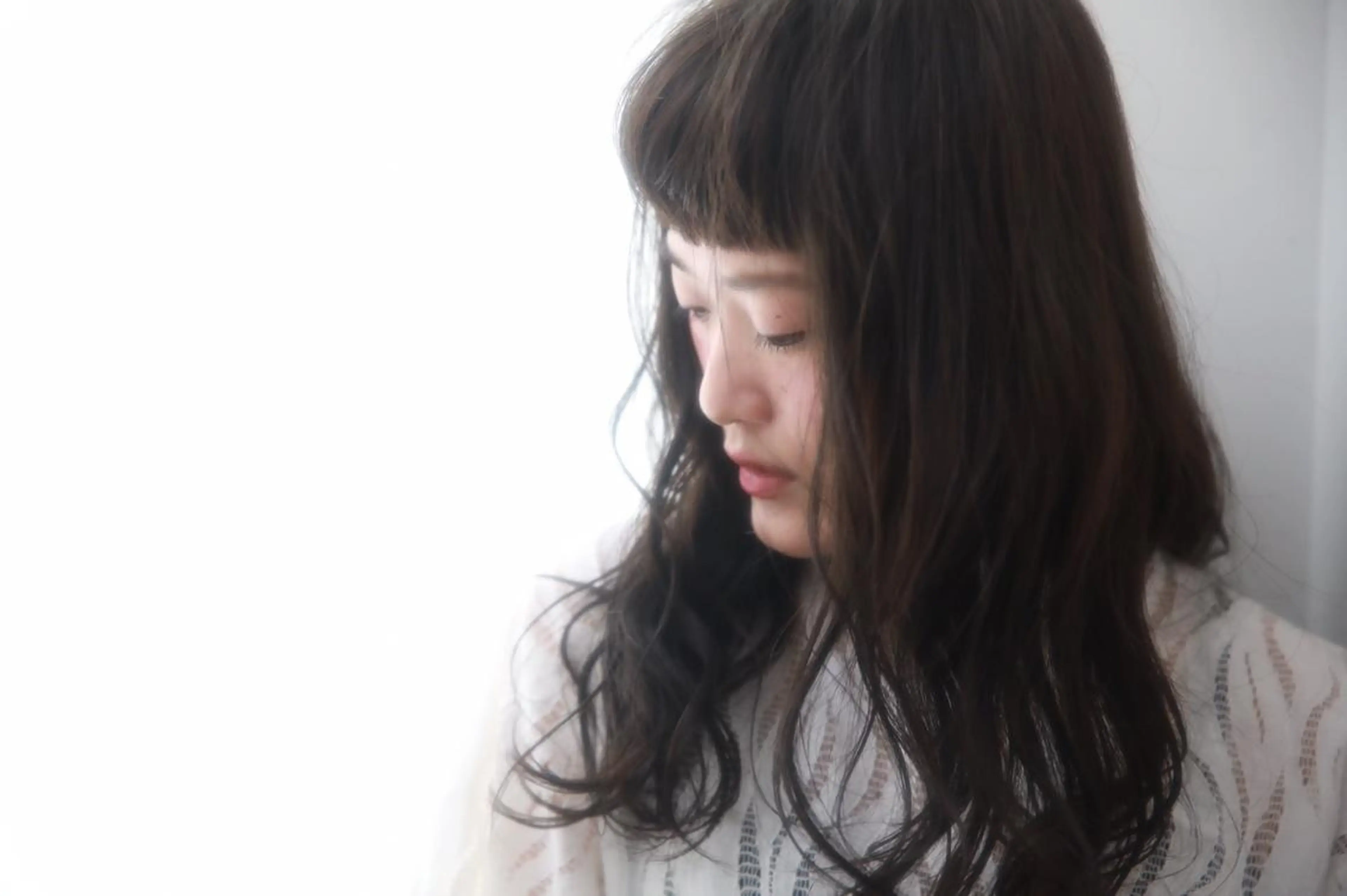 ミディアム カラー パーマ 山下 直人のヘアスタイル