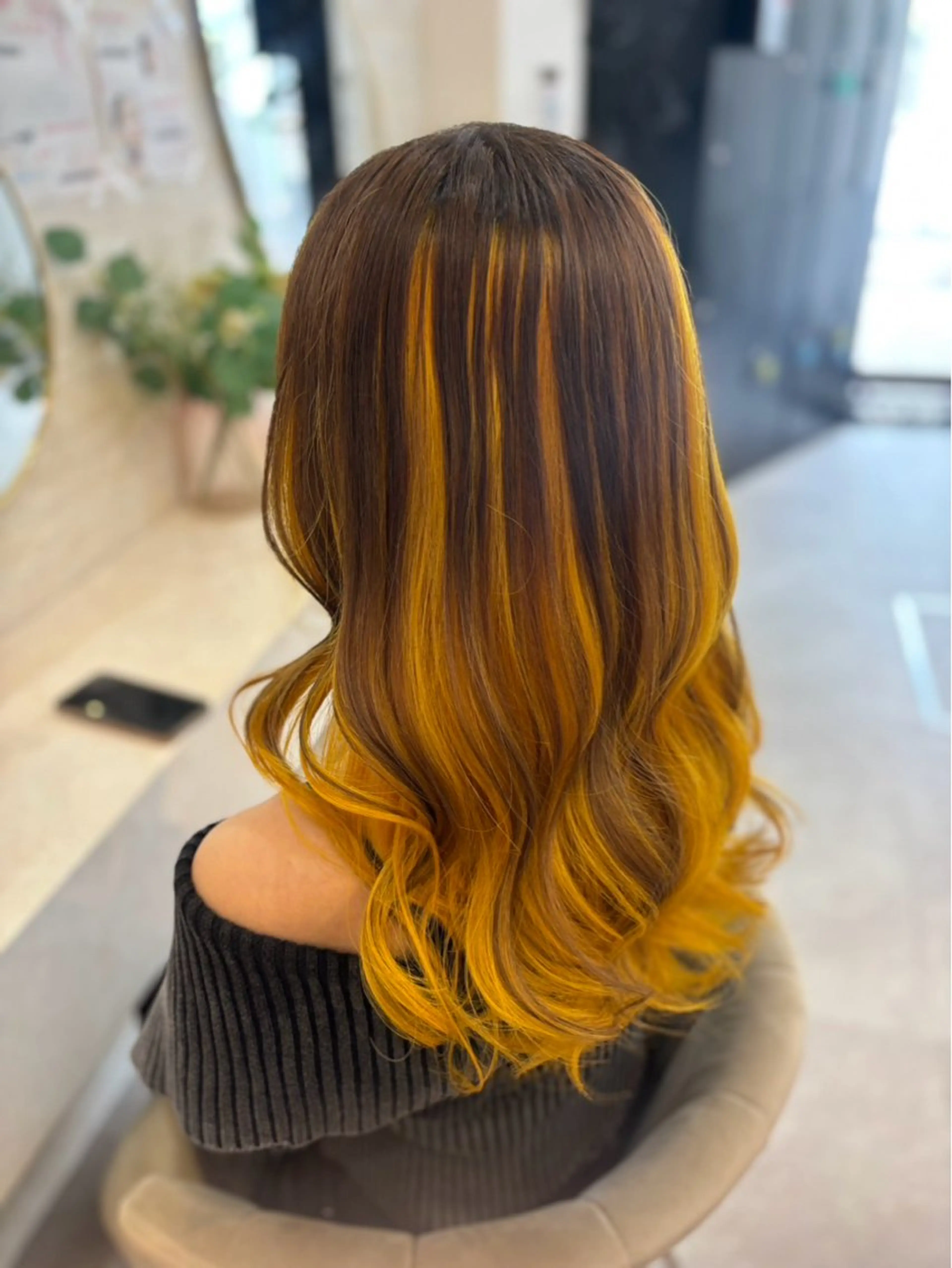 ロング カラー ヘアカラー 池袋メンズ指名率 No.1飯塚✂️のヘアスタイル