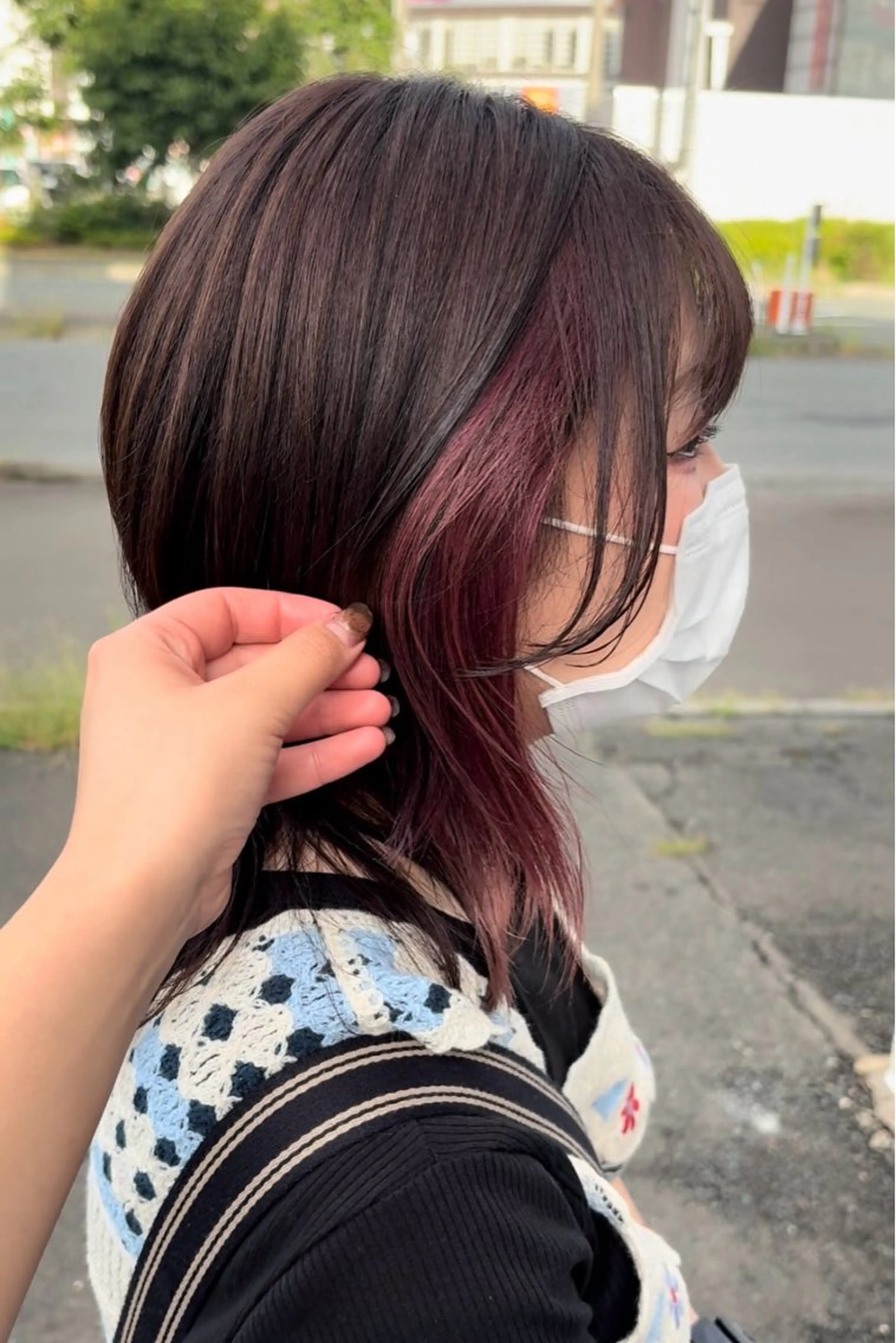 【インナー】or【イヤリングカラー】＋【全体カラー】の写真