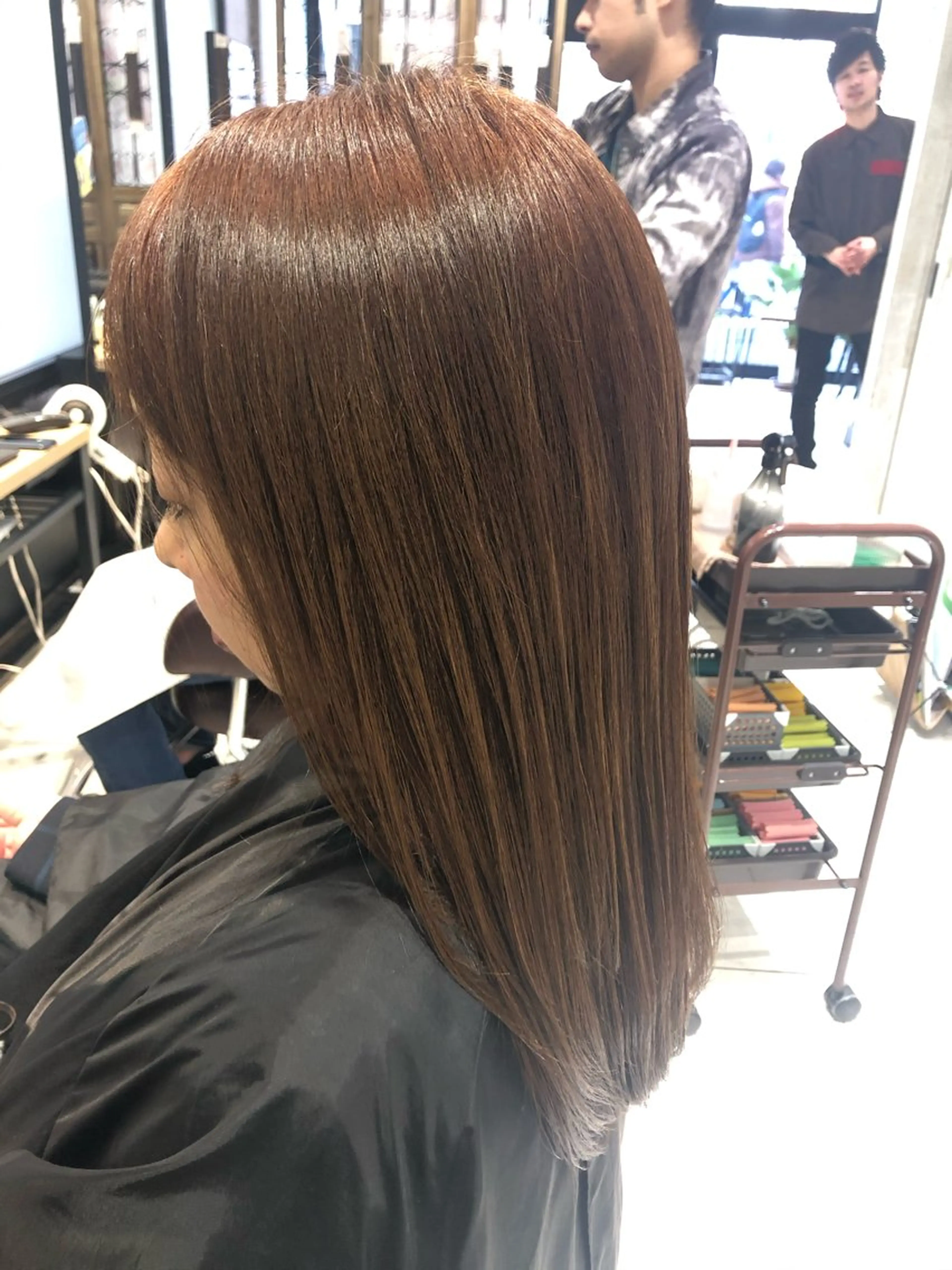 ロング トリートメント トリートメント まとまらない髪に🌼 髪質改善｜長島 彩瑛のヘアスタイル