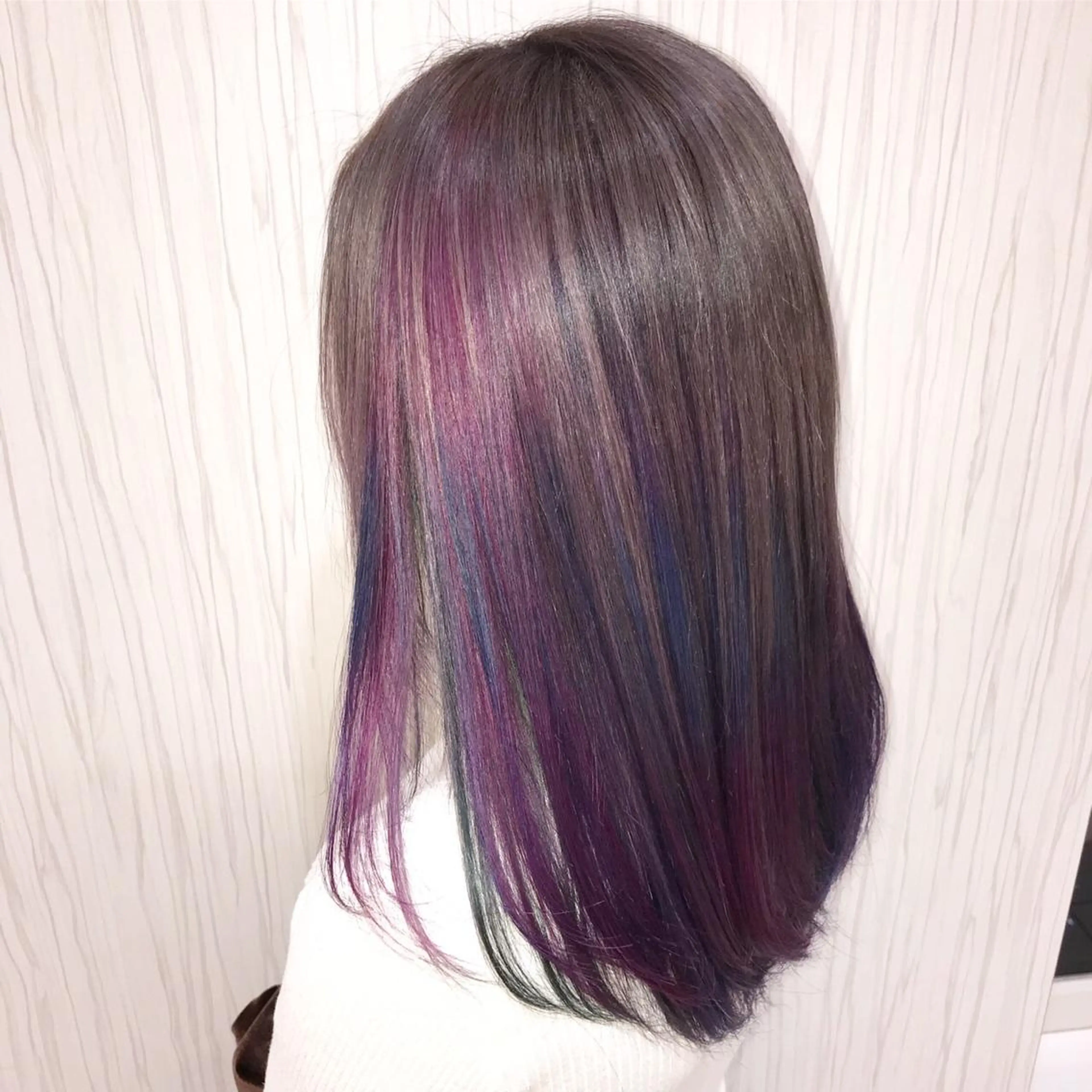 ミディアム トリートメント カット 縮毛矯正 トリートメント 羽田 hadaのヘアスタイル