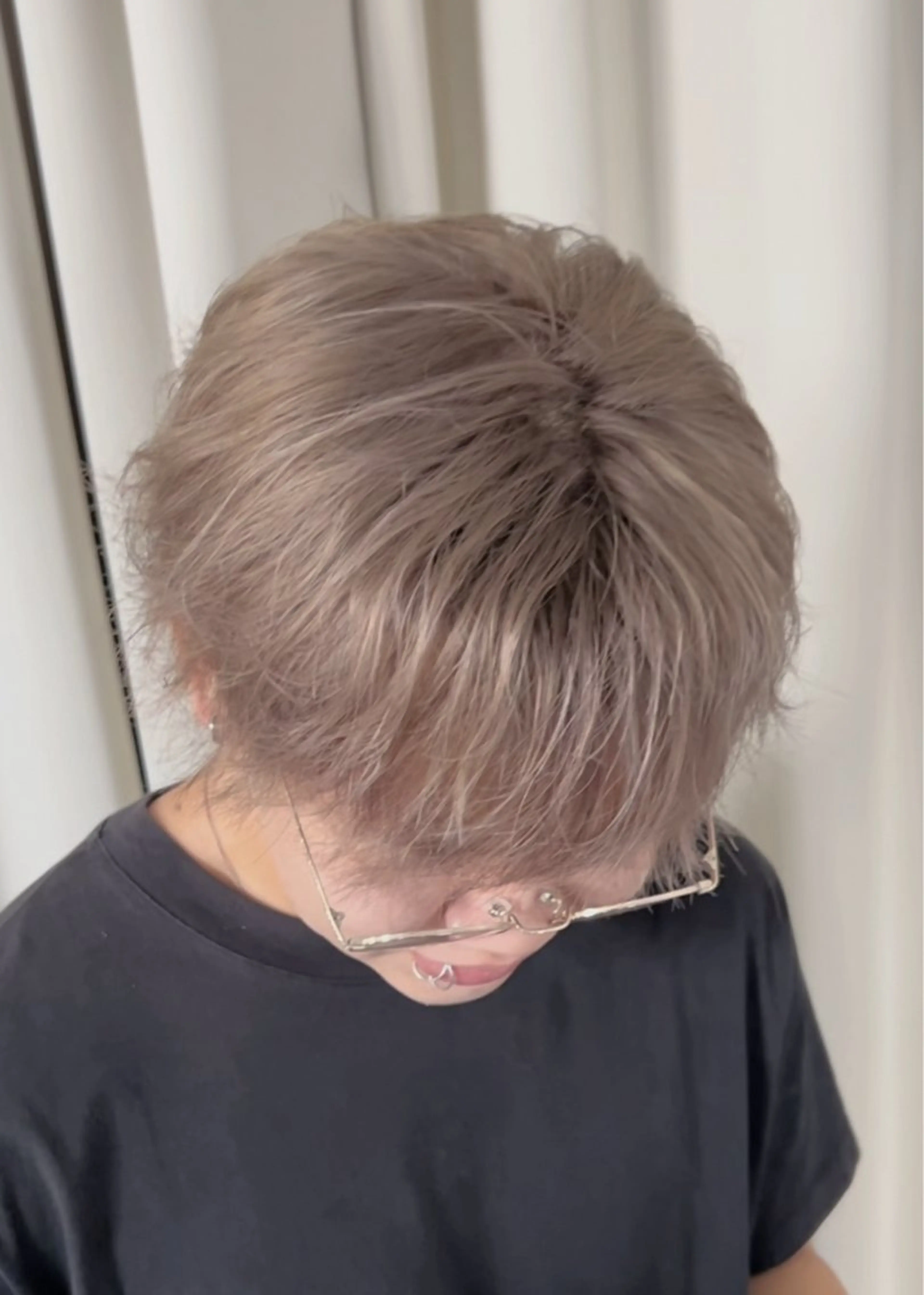 ショート カラー メンズ 《ヘアカラー特化》 すわ ゆいこのヘアスタイル