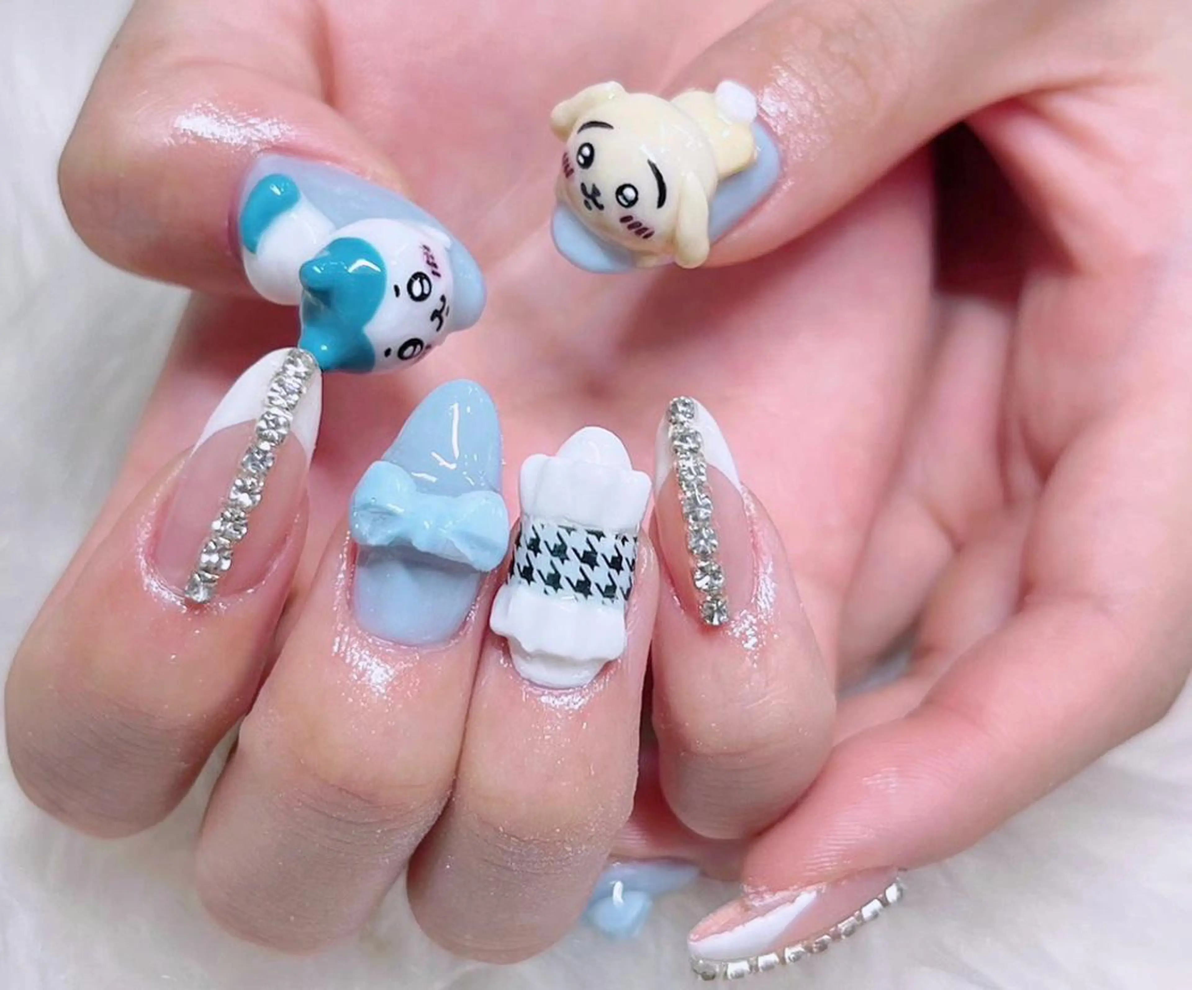 ネイル 成人式 スカルプネイル NAILSGOGO shibuyaのネイルデザイン