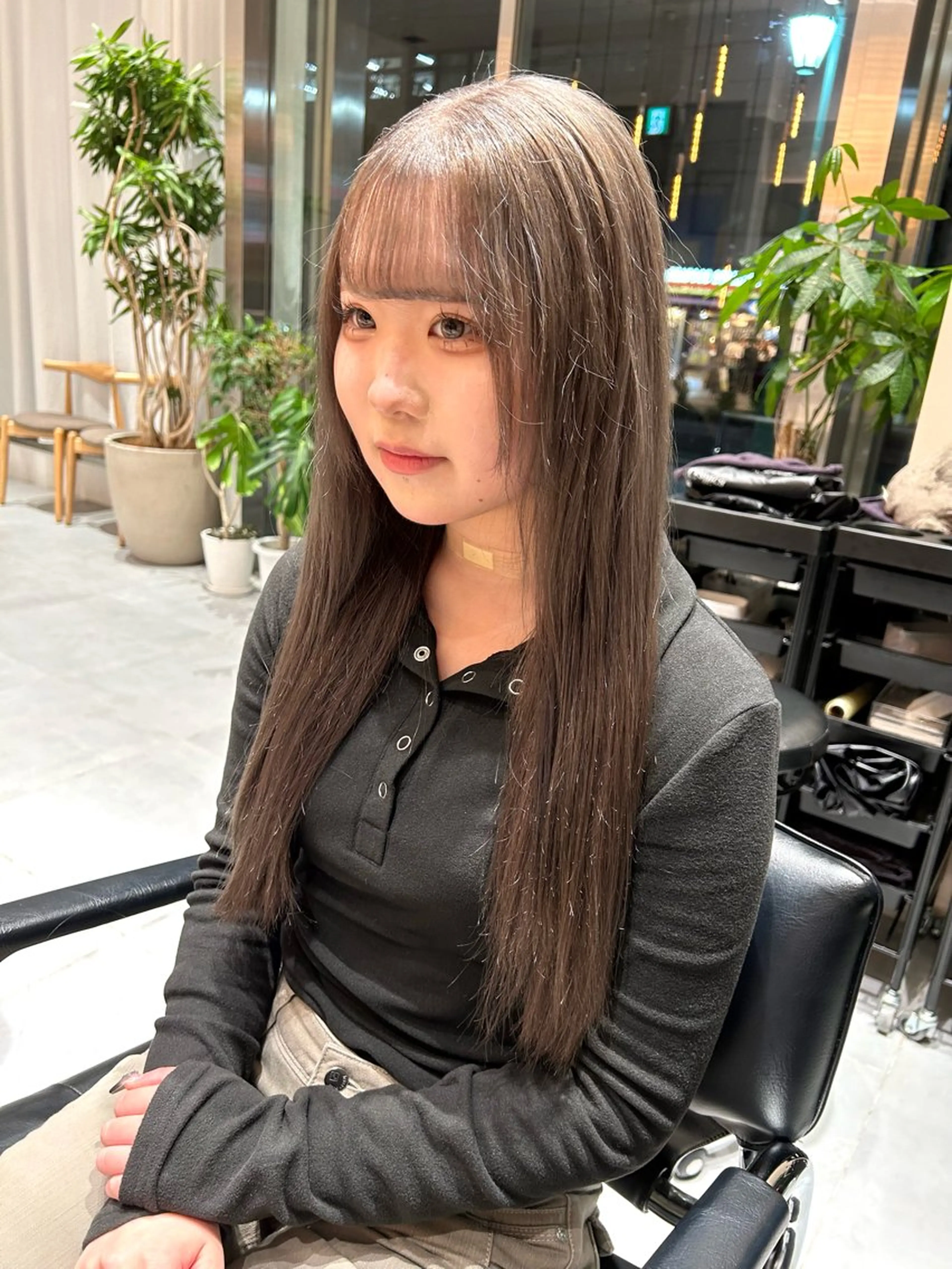 ロング カラー グレージュ ヘアカラー トリートメント ヘアセット ショートカット/ ハイトーン🪼風香のヘアスタイル