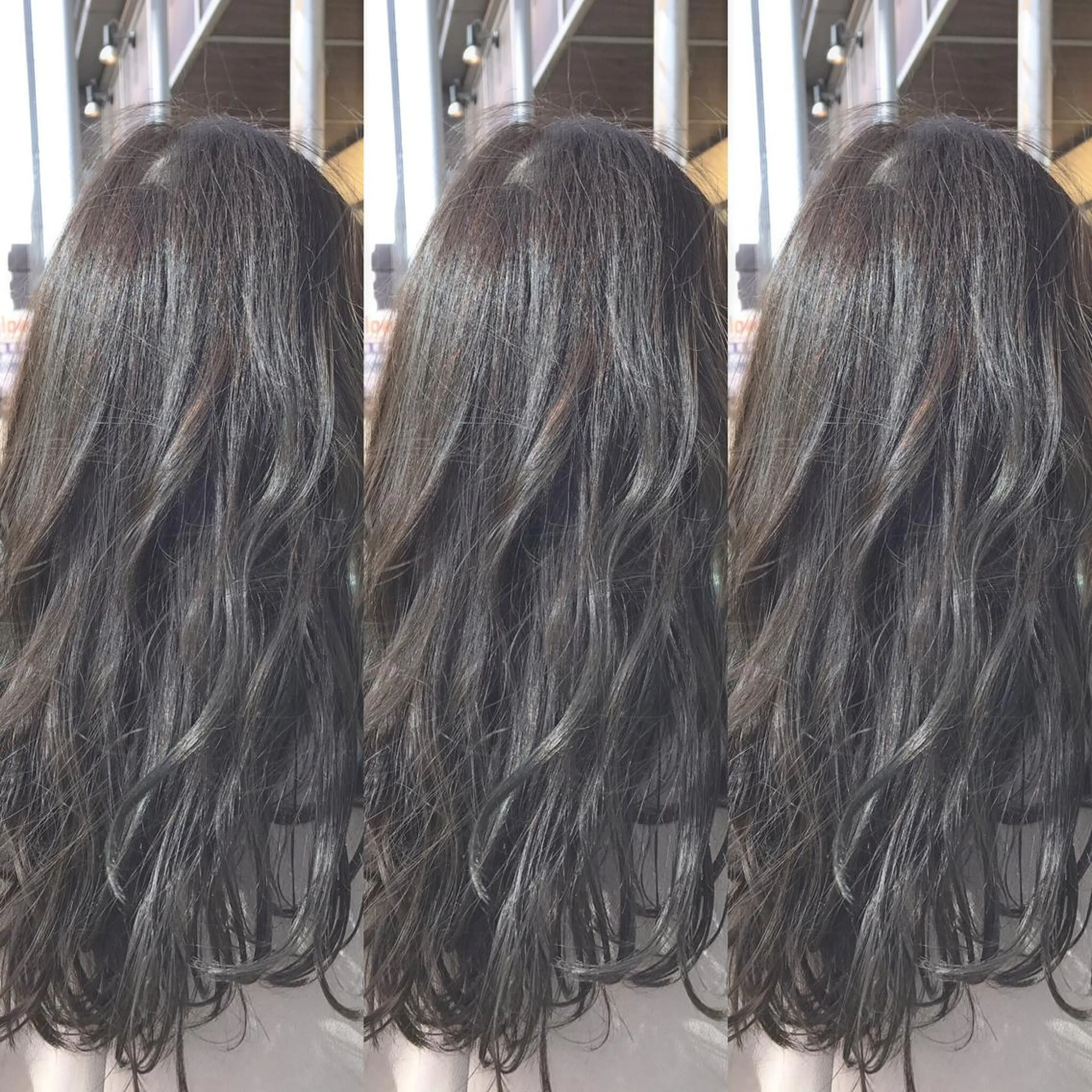 ロング カラー グレージュ ハイライトカラー ハイライト 青木 茂樹⭐️ 透明感カラーのヘアスタイル