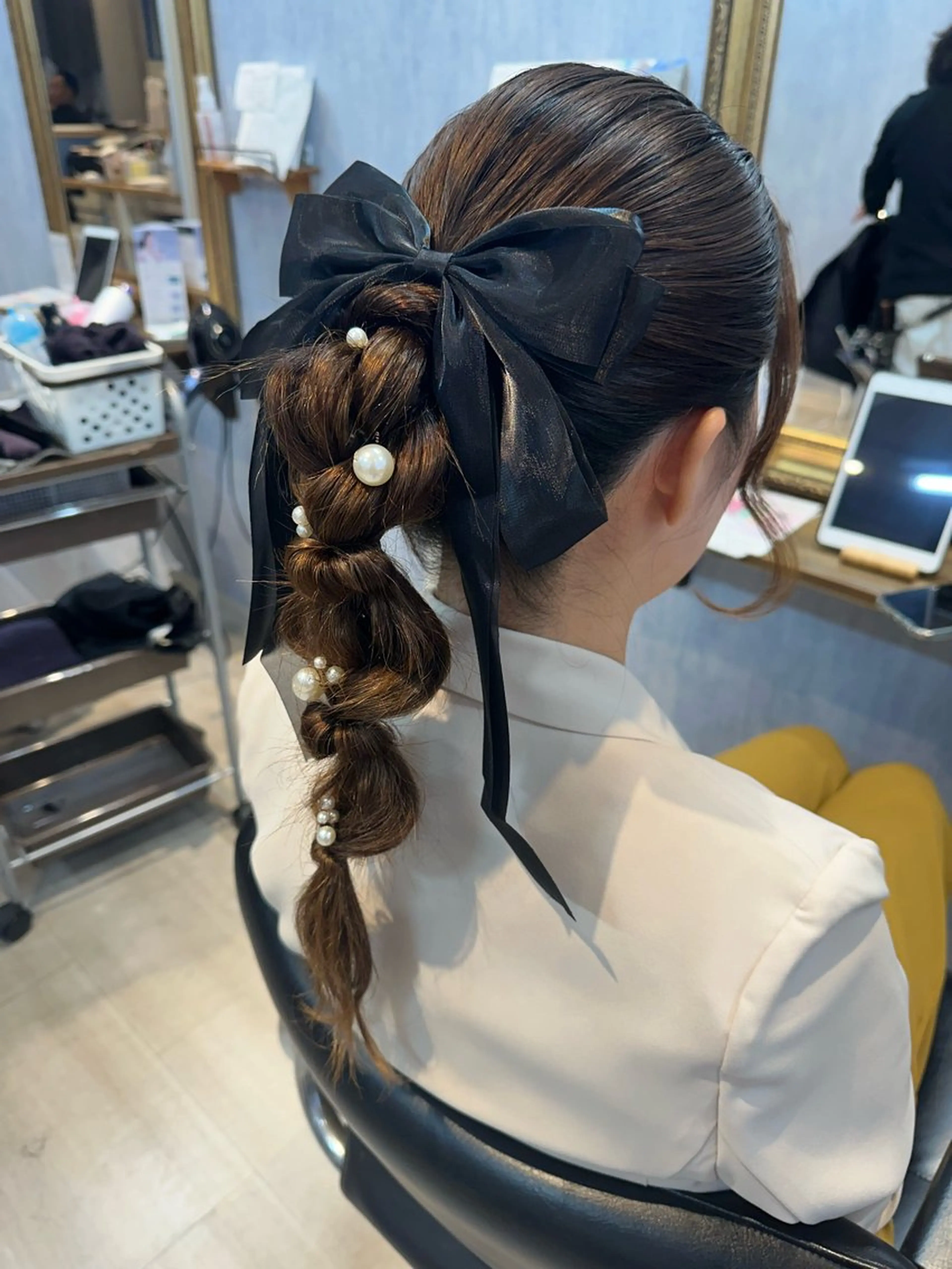ロング ヘアアレンジ 結婚式・ブライダル ヘアセット 💓永坂　美由紀💓 Aujuaソムリエのヘアスタイル