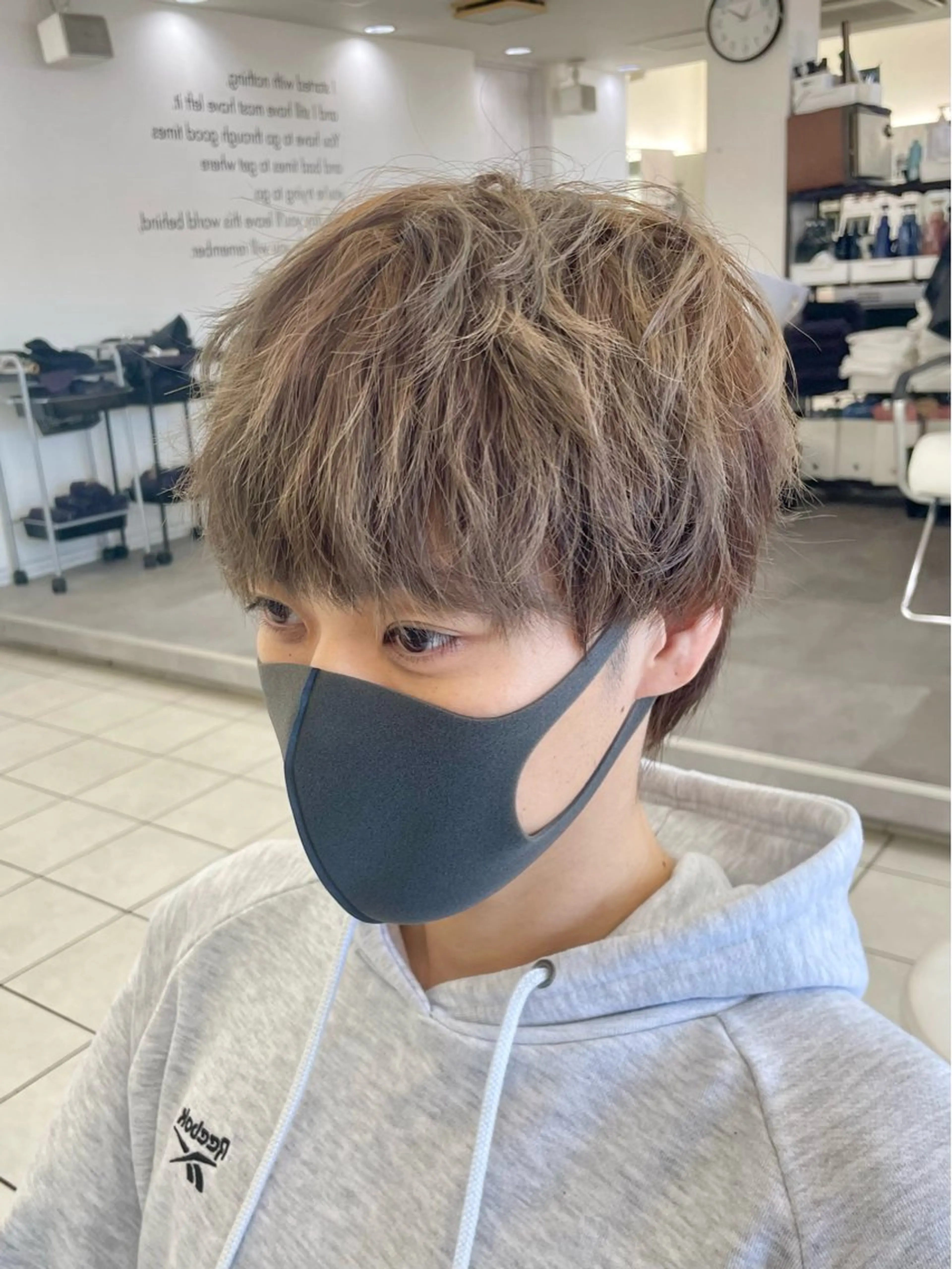 メンズ カット パーマ ヘアセット 🫧ツヤ髪の達人 🫧大隼のヘアスタイル