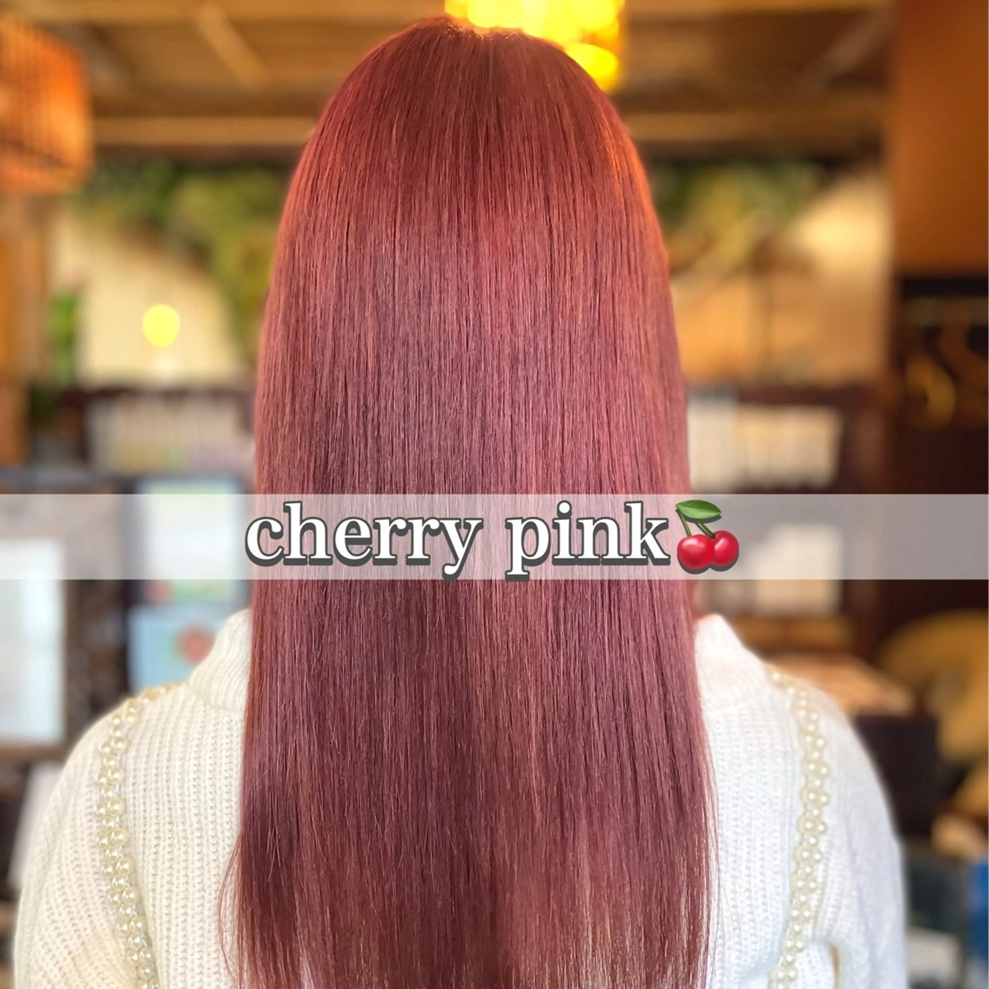 ロング カラー ヘアアレンジ ブリーチ ピンクカラー 谷井 実結樹のヘアスタイル