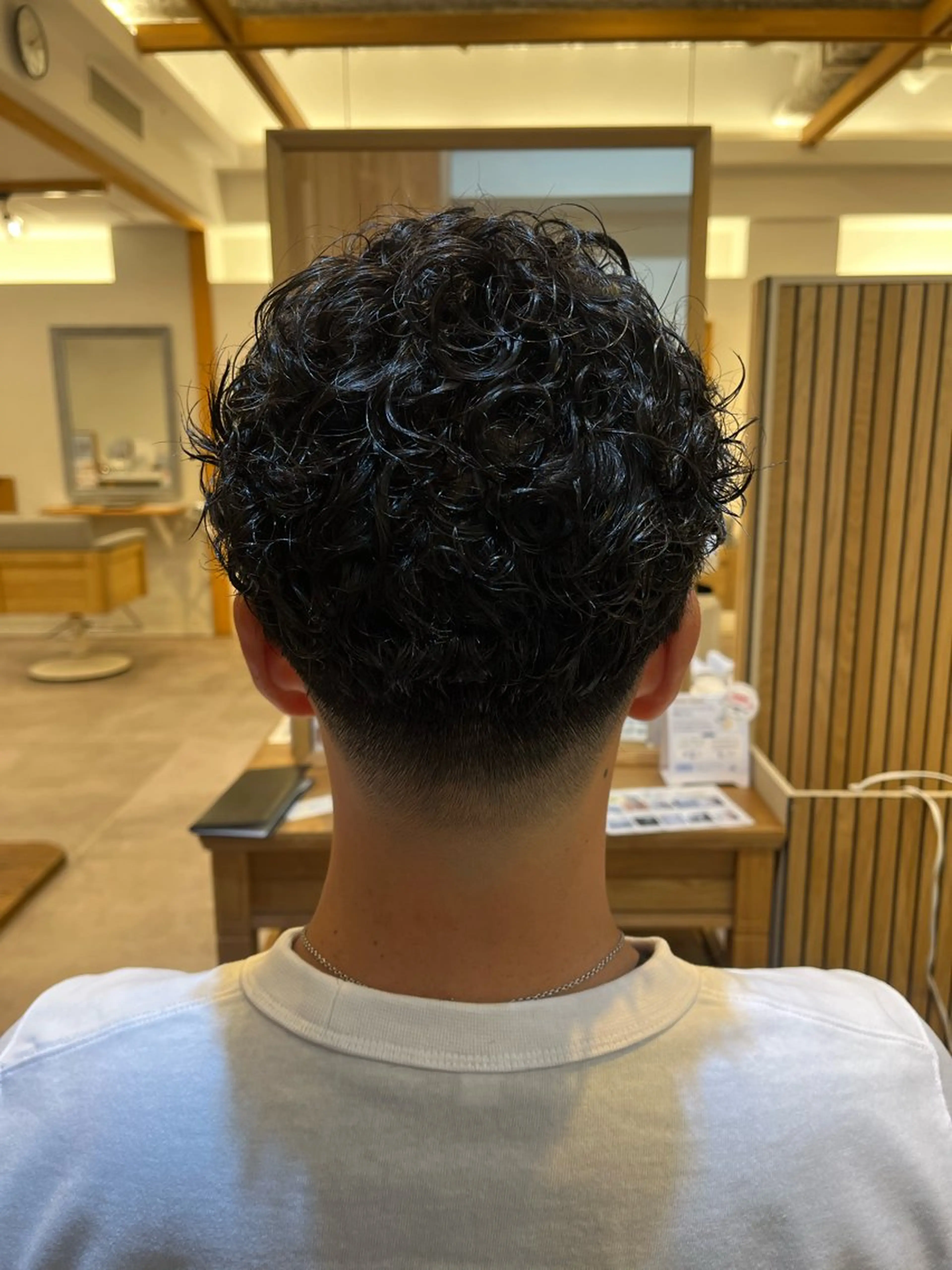 パーマ メンズ 海江田 しずかのヘアスタイル