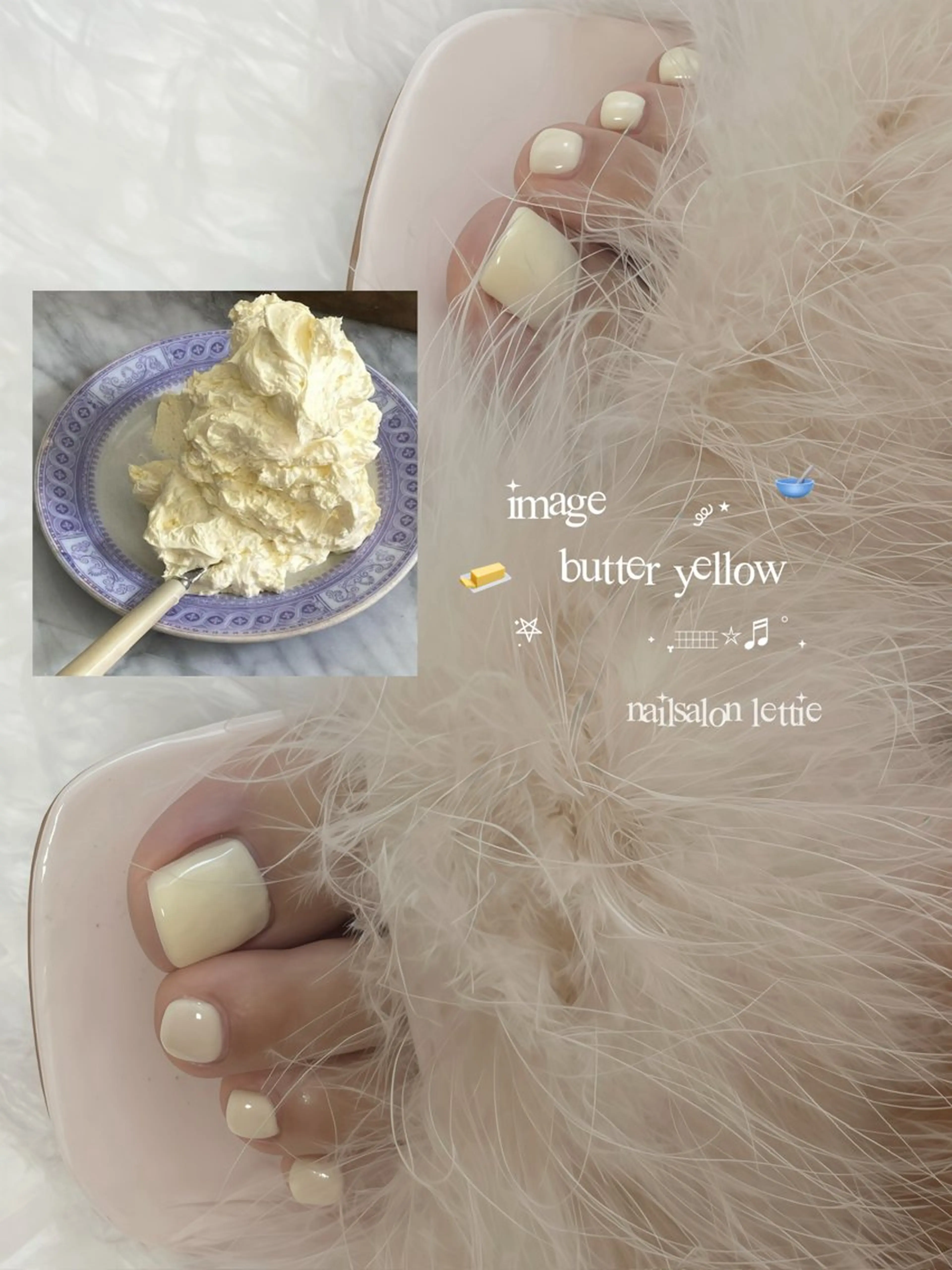 ネイル 黄色 フットネイル lettie🎀 京都ガーリーネイルのネイルデザイン