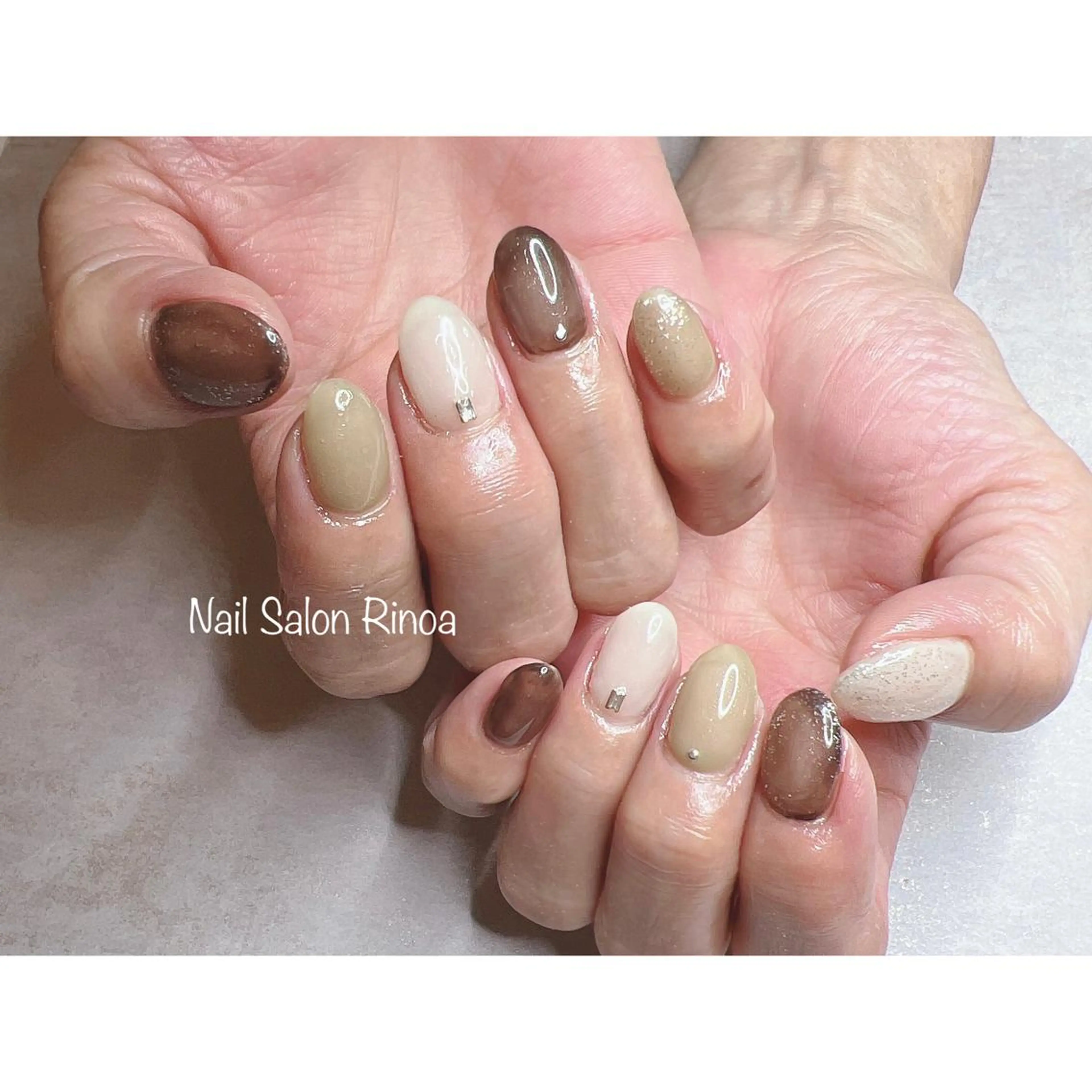 ネイル ハンドネイル フットネイル Nail Salon Rinoaのネイルデザイン