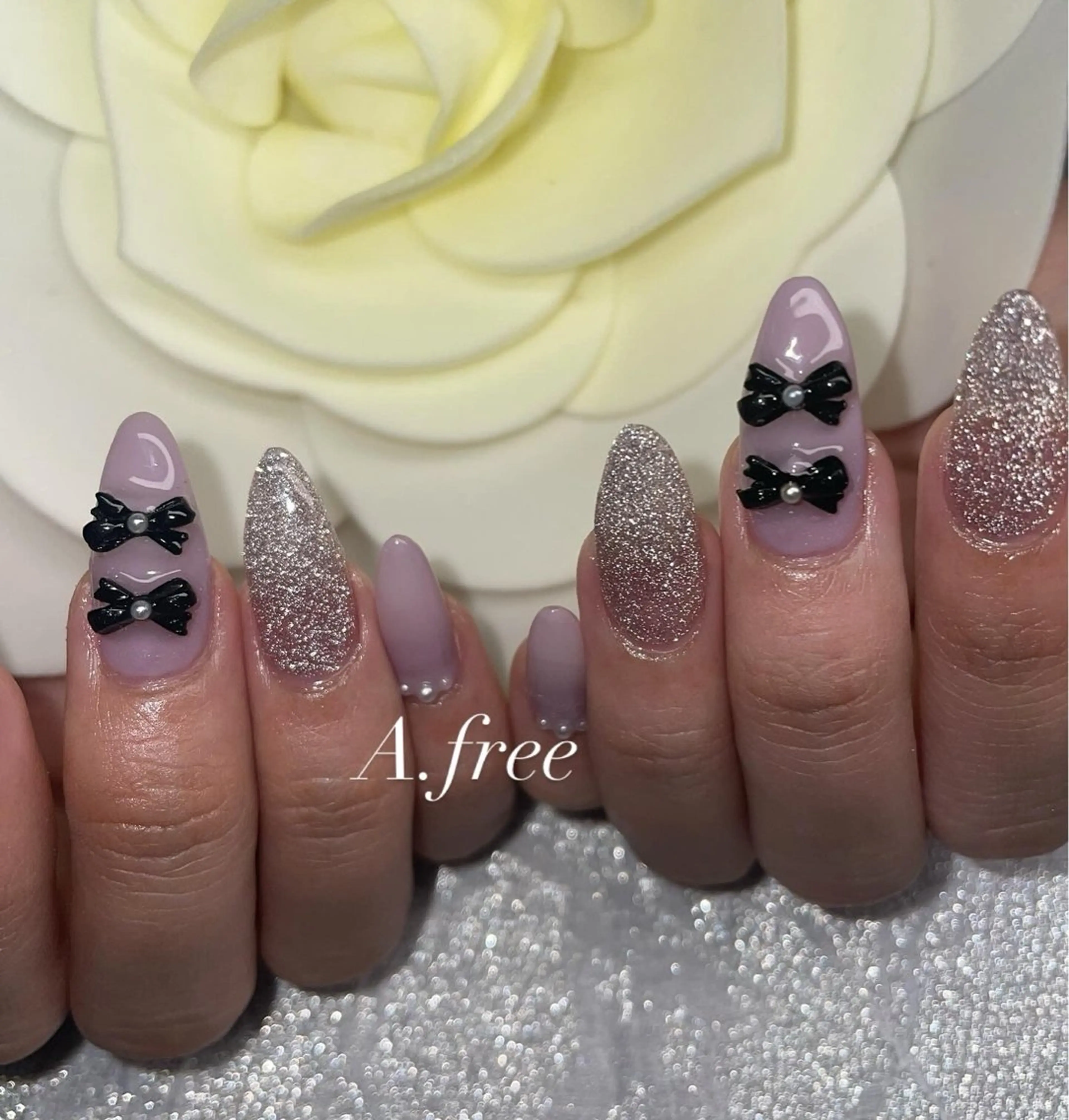 ネイル ハンドネイル A.free✧*｡ アレルギー対応✧*｡のネイルデザイン