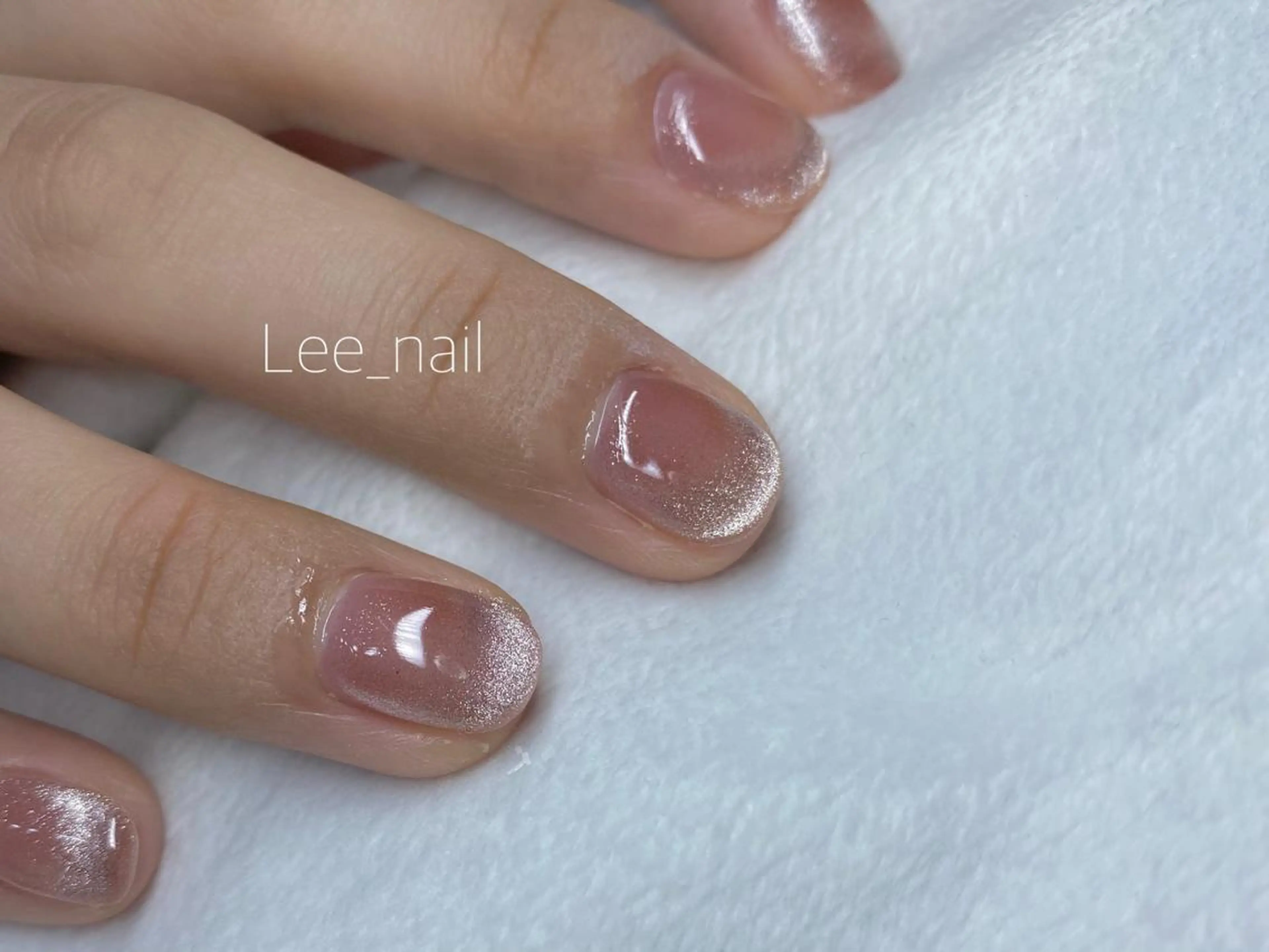 ネイル マグネットネイル ショートネイル ハンドネイル Lee_ nailのネイルデザイン