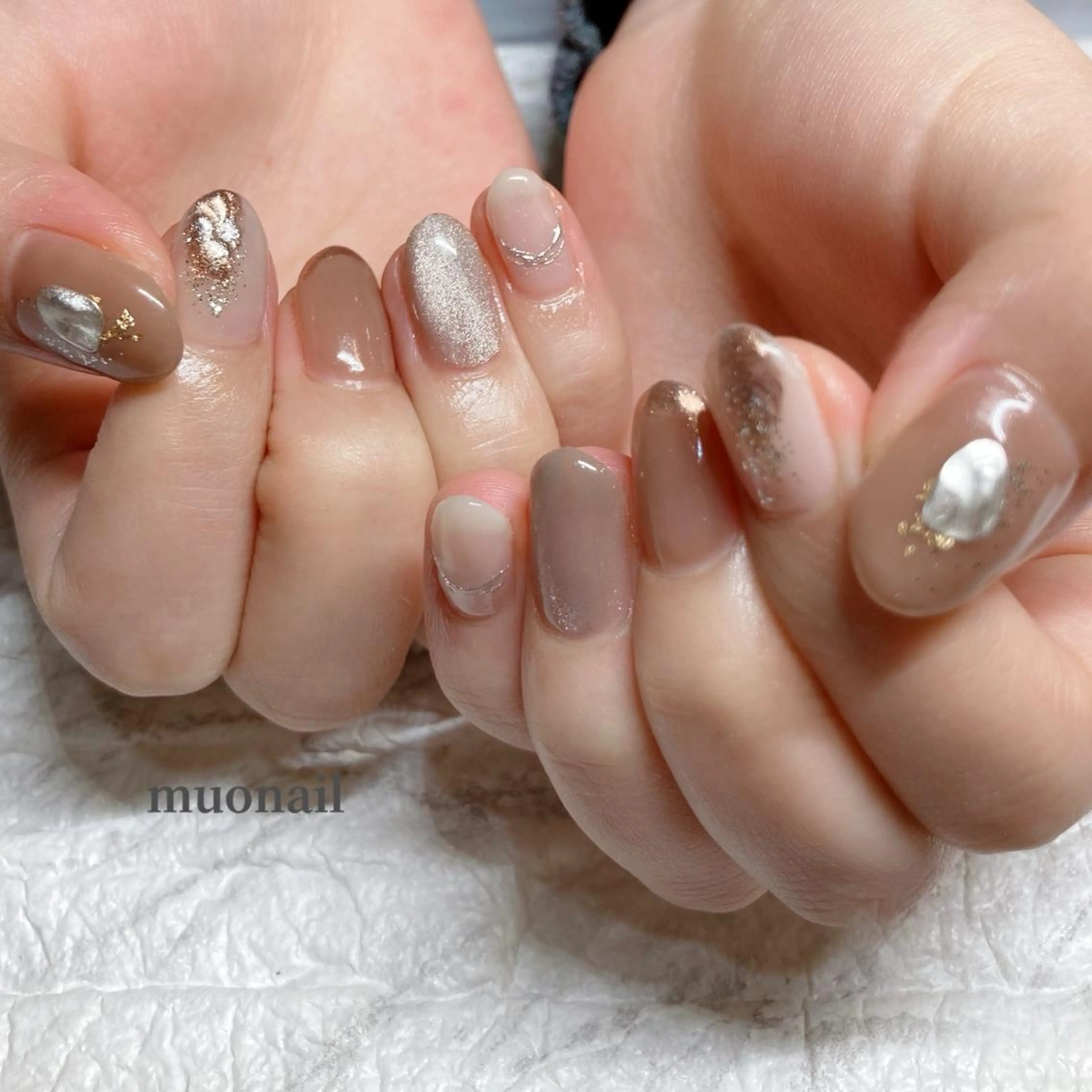 ネイル ニュアンスネイル Sand by muoのネイルデザイン