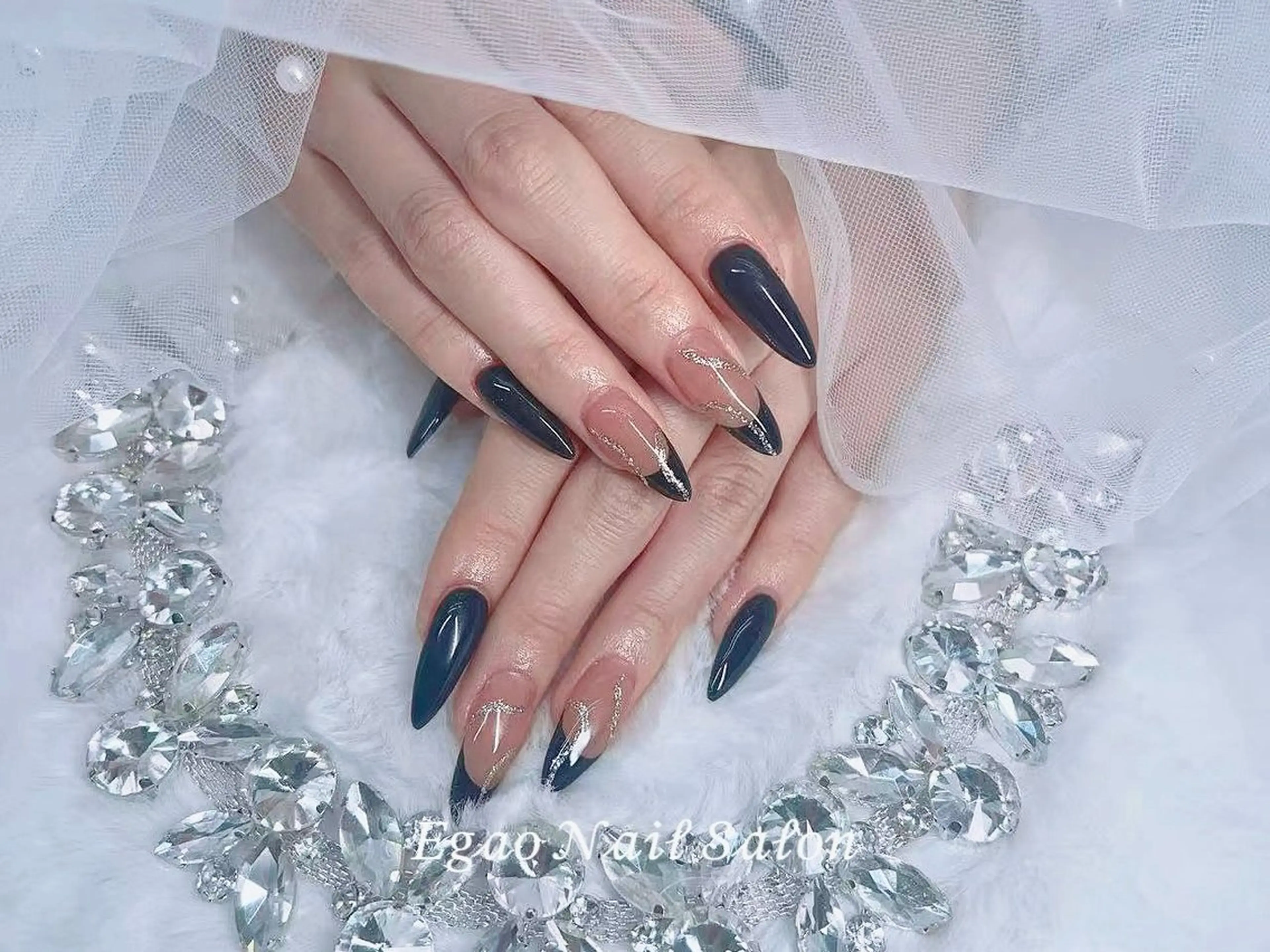 ネイル アートネイル フットネイル フレンチネイル ジェルネイル 持ち込み ハンドネイル Egao Nail Salonのネイルデザイン