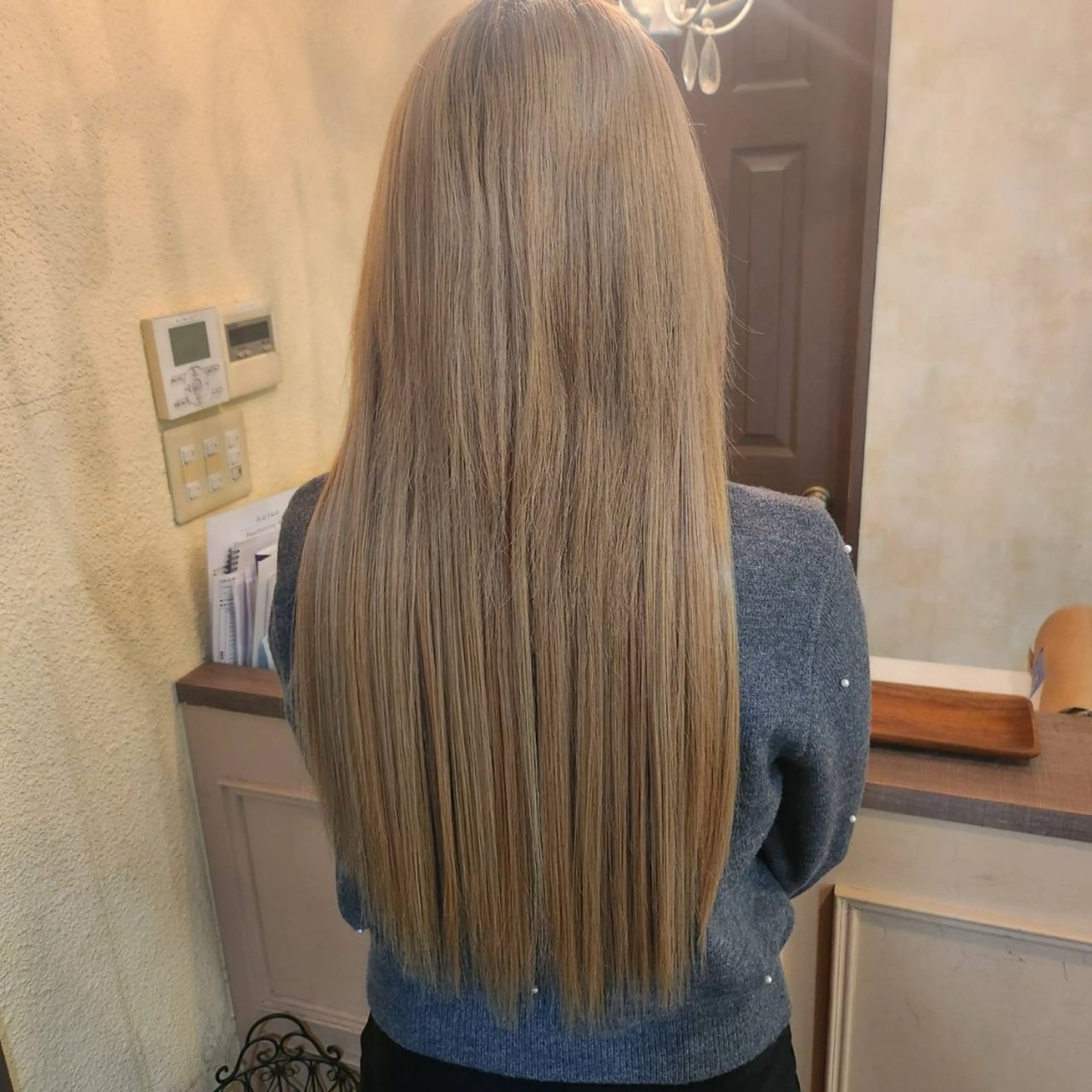 ロング ヘアアレンジ シールエクステ エクステ カット エクステ MagicMush ✴︎シールエクステのヘアスタイル