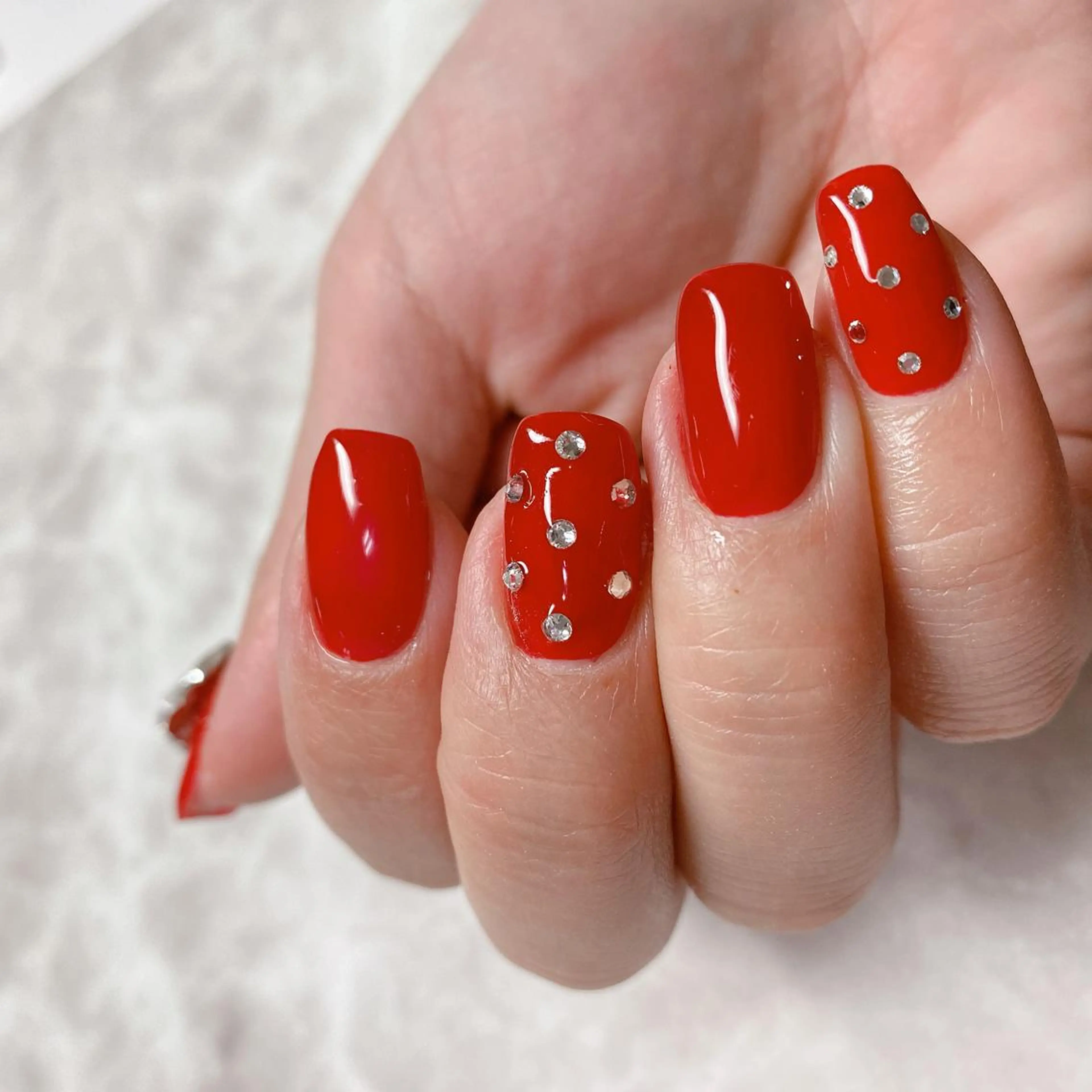 ネイル ストーンネイル Jasmine NAILのネイルデザイン