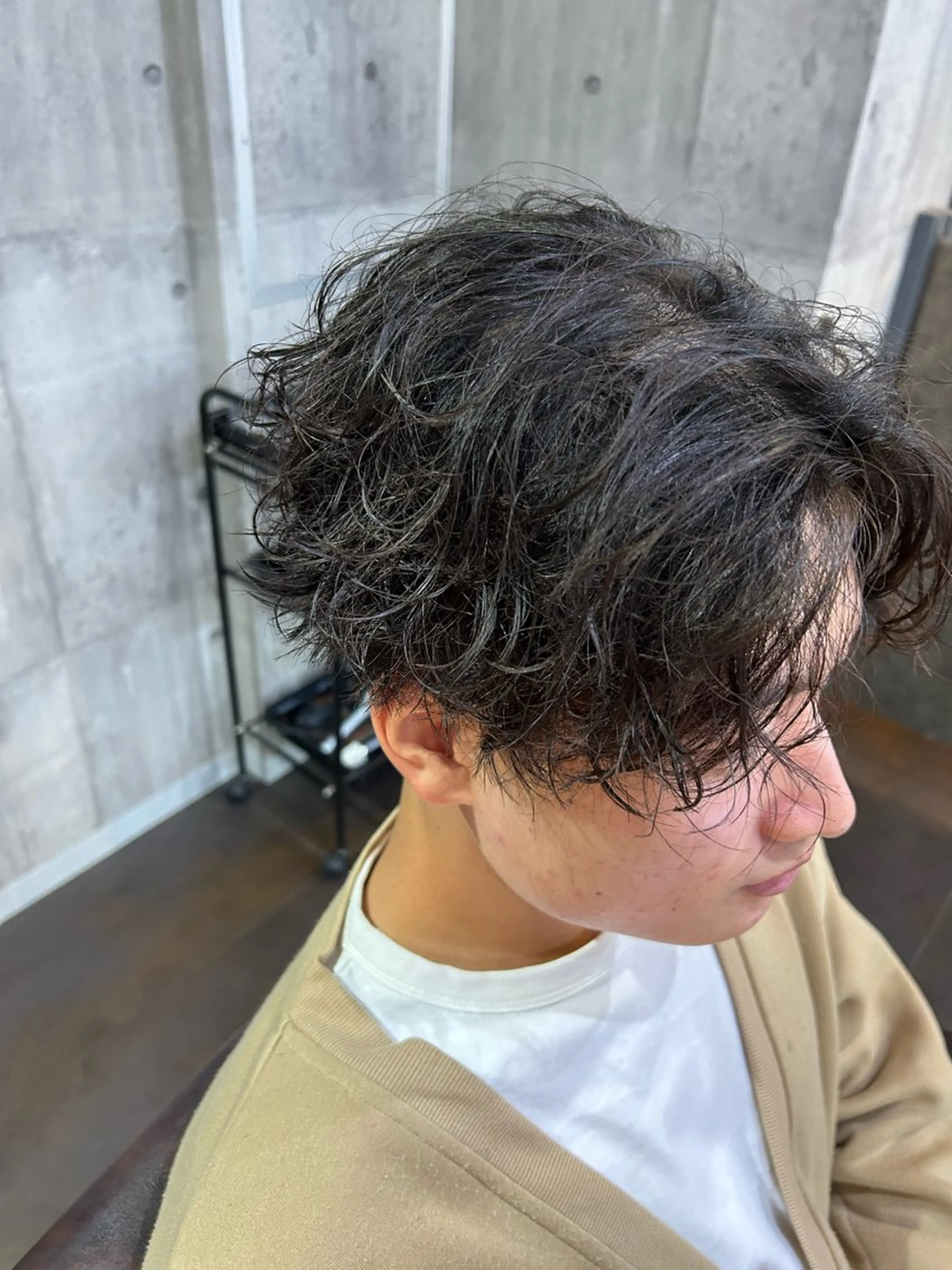 メンズ カット パーマ 👑再現性◎カット＆ パーマ Yuto🌀のヘアスタイル