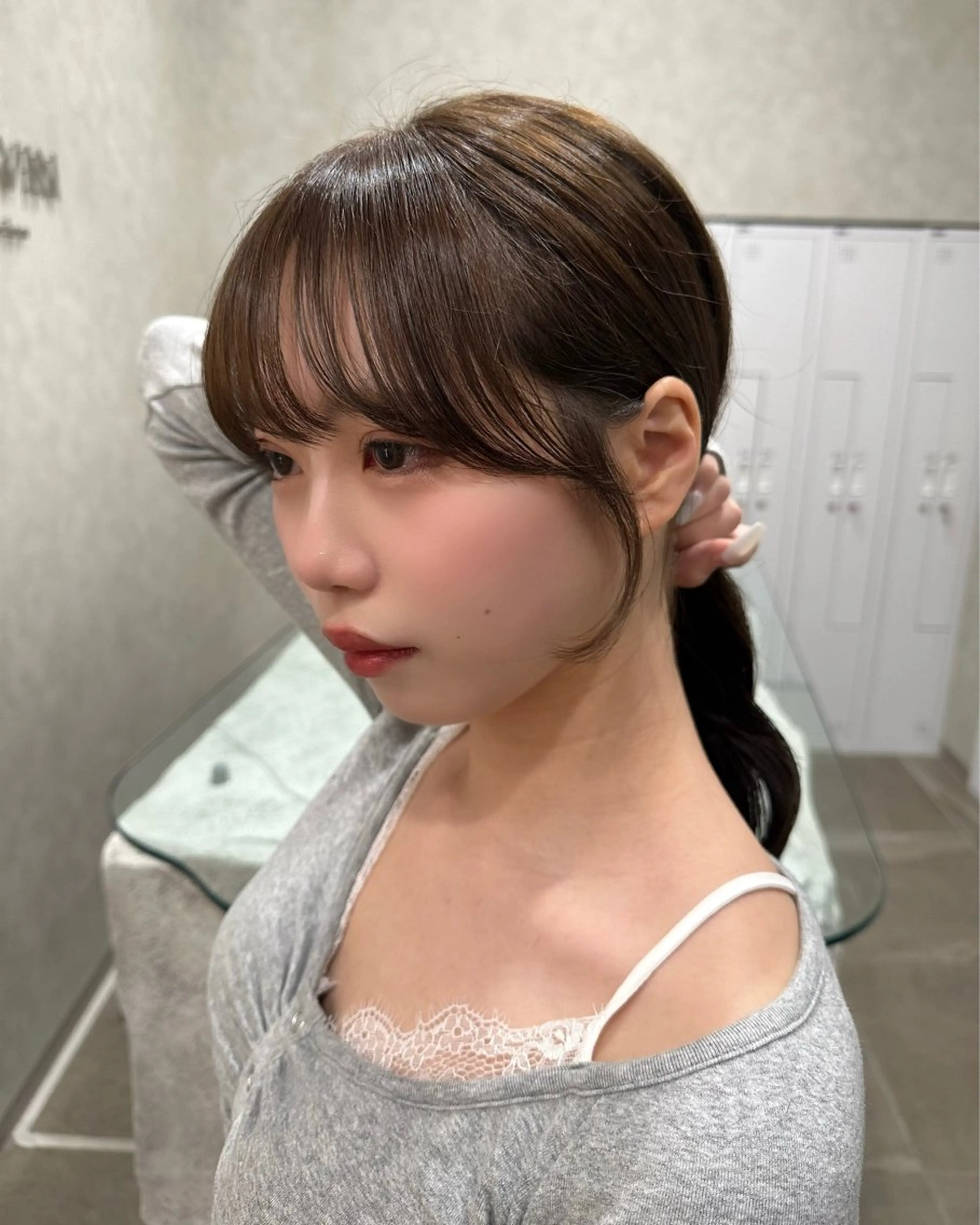 ロング カット ヘアカラー トリートメント SALOWIN原宿AROA店所属・顔まわり神カット✂︎ 齋藤雄大【原宿】のヘアスタイル