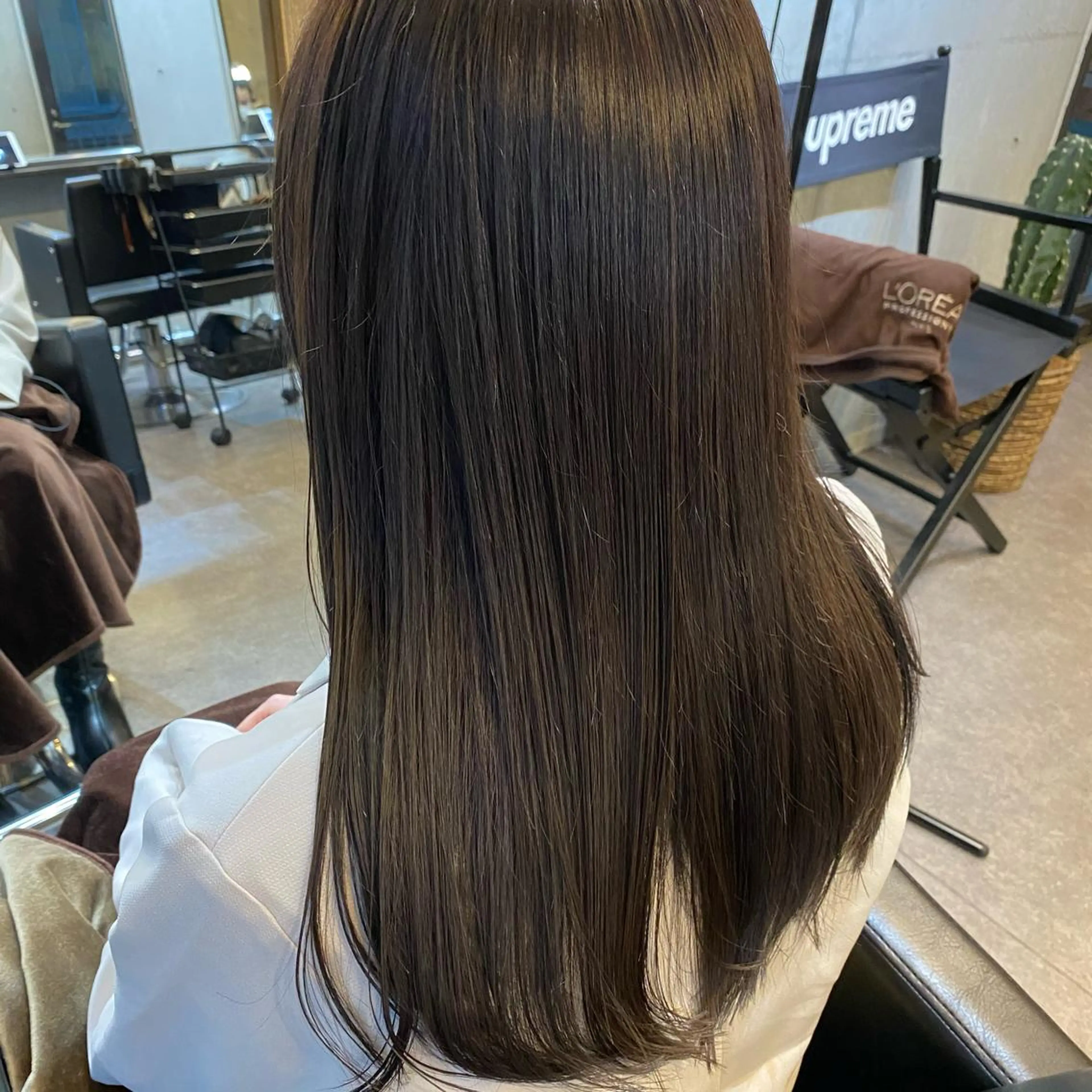 ロング カラー 艶髪ブリーチ 永井竜也のヘアスタイル