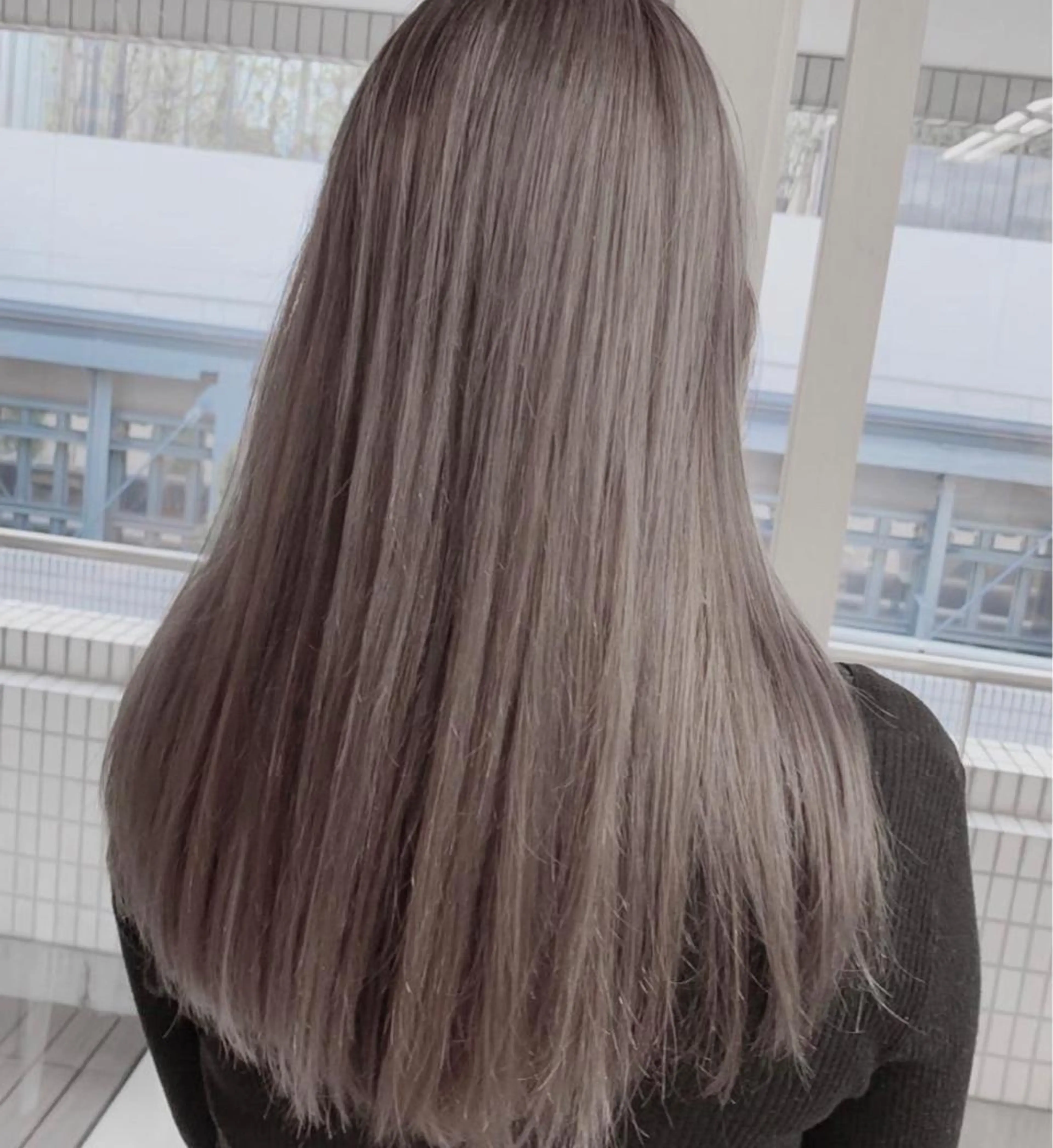 ロング salowin 原宿店所属・髪質改善ULTOWA 縮毛矯正モリムラのヘアスタイル