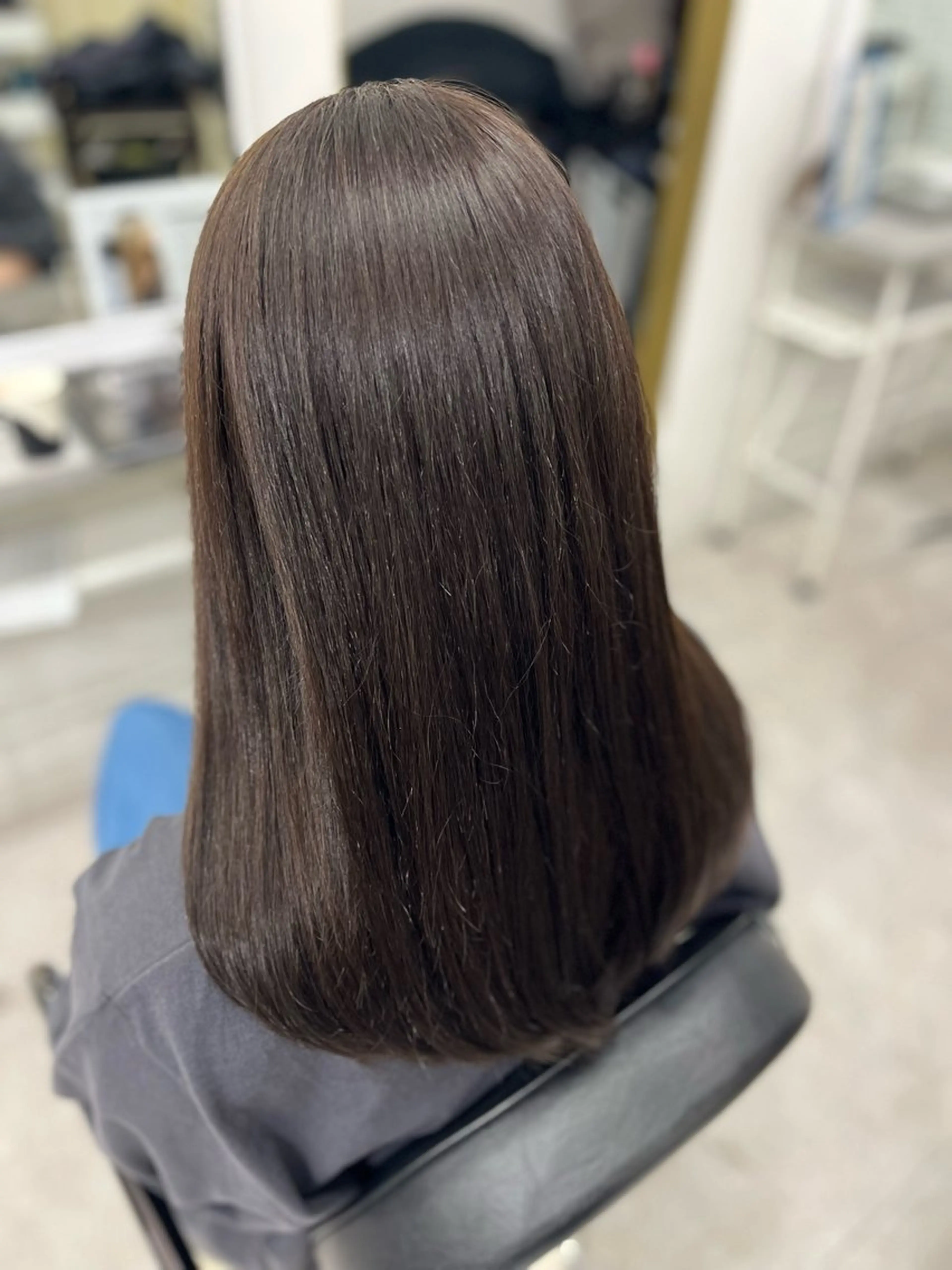 セミロング カラー ブラウンカラー 🫧ぷる艶カラー🫧 Yuubi🦩のヘアスタイル
